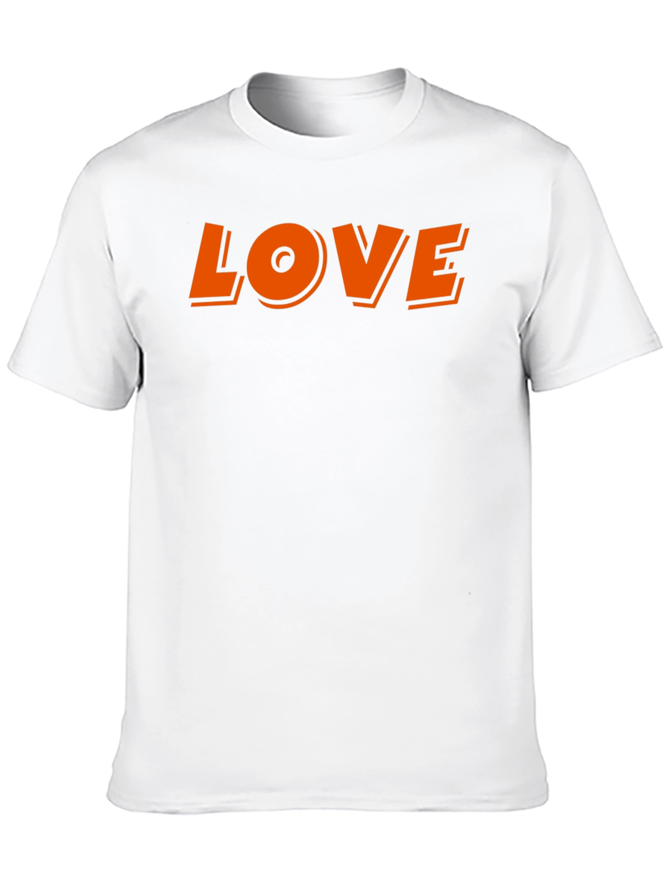 Love Graphic Print Black T-Shirt