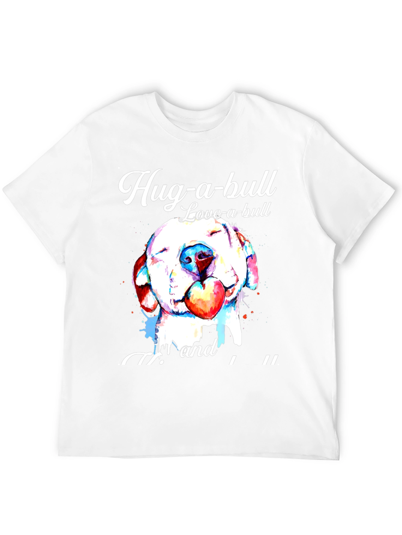 Hug-a-bull Love-a-bull Graphic T-Shirt