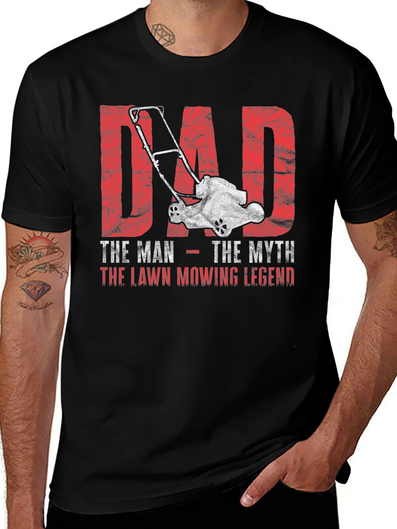 Dad Lawn Mowing Legend T-Shirt