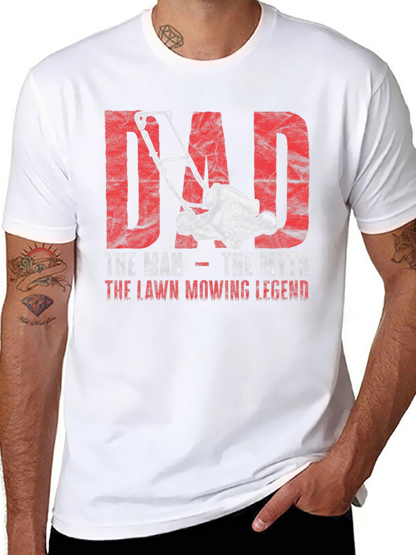 Dad Lawn Mowing Legend T-Shirt