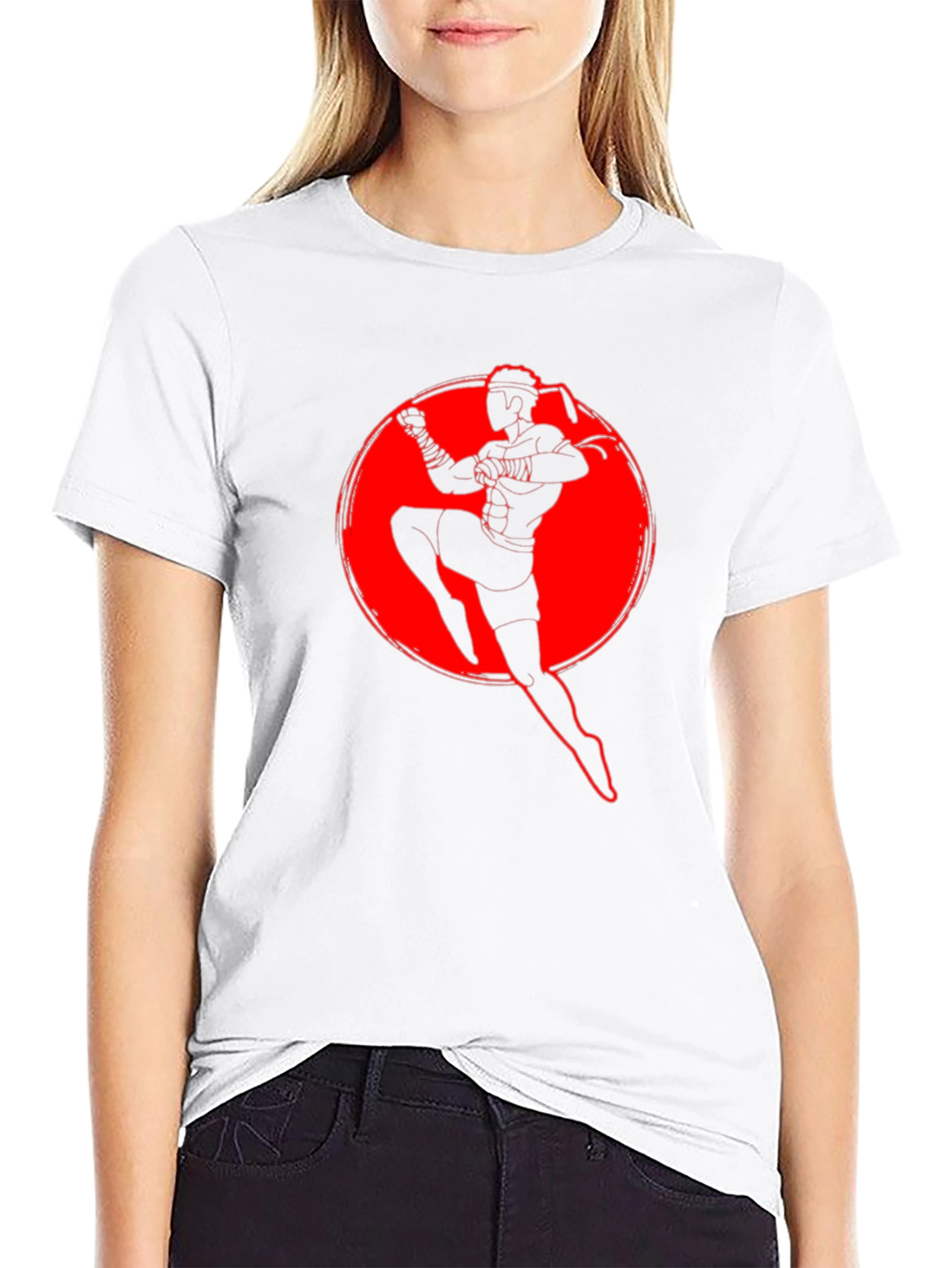 Muay Thai Fighter Graphic Tee