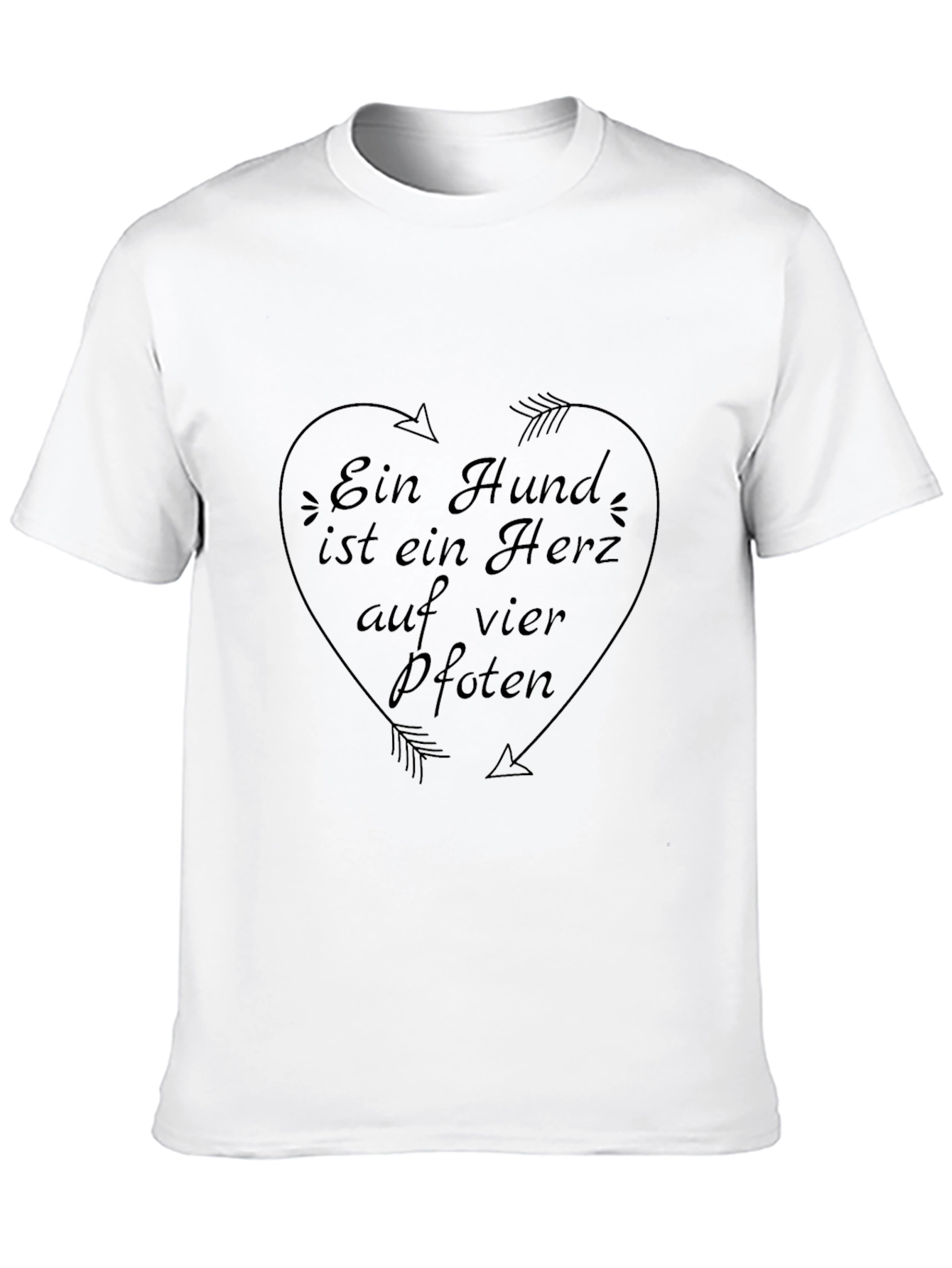 Ein Hund ist ein Herz T-Shirt