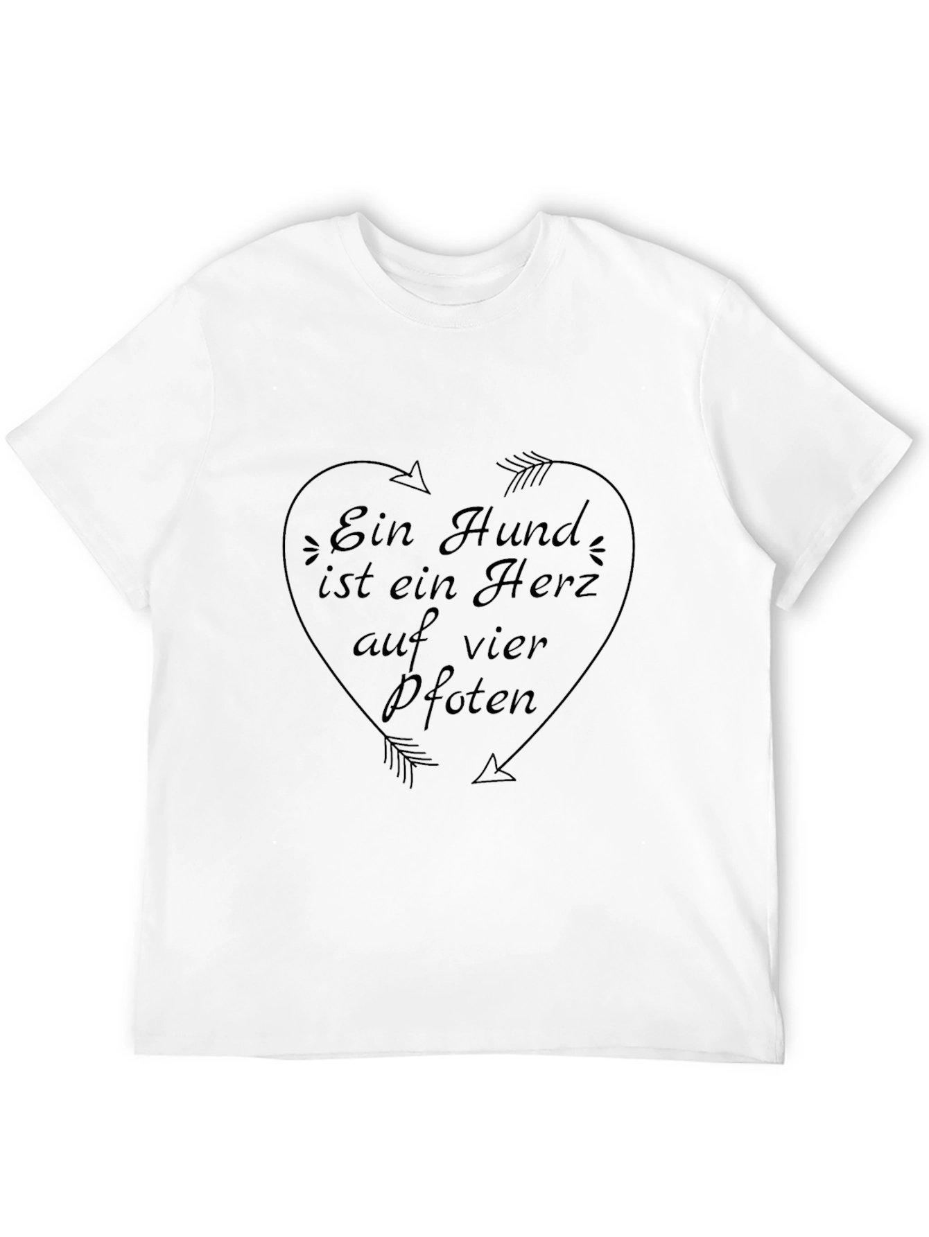 Ein Hund ist ein Herz T-Shirt