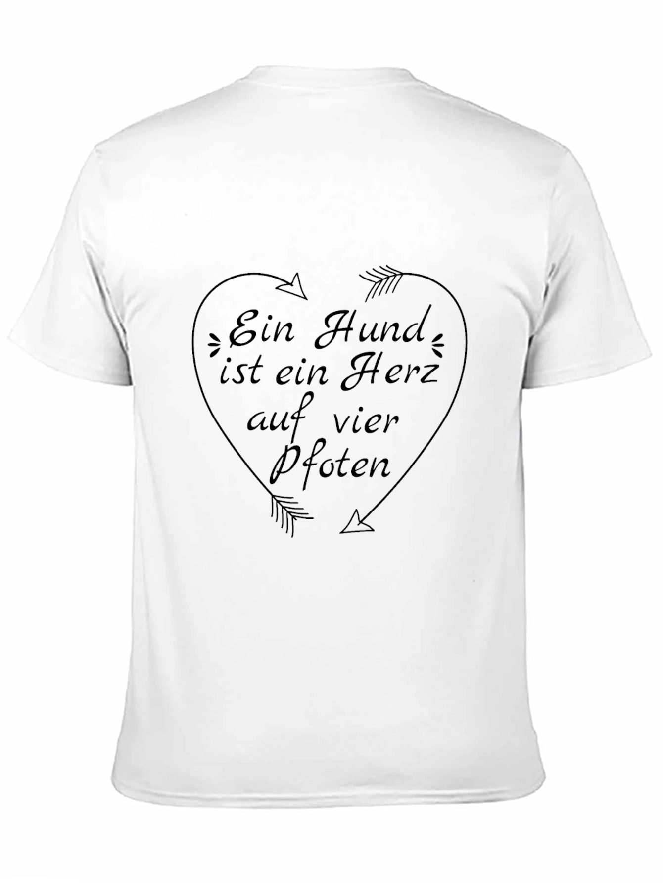Ein Hund ist ein Herz T-Shirt