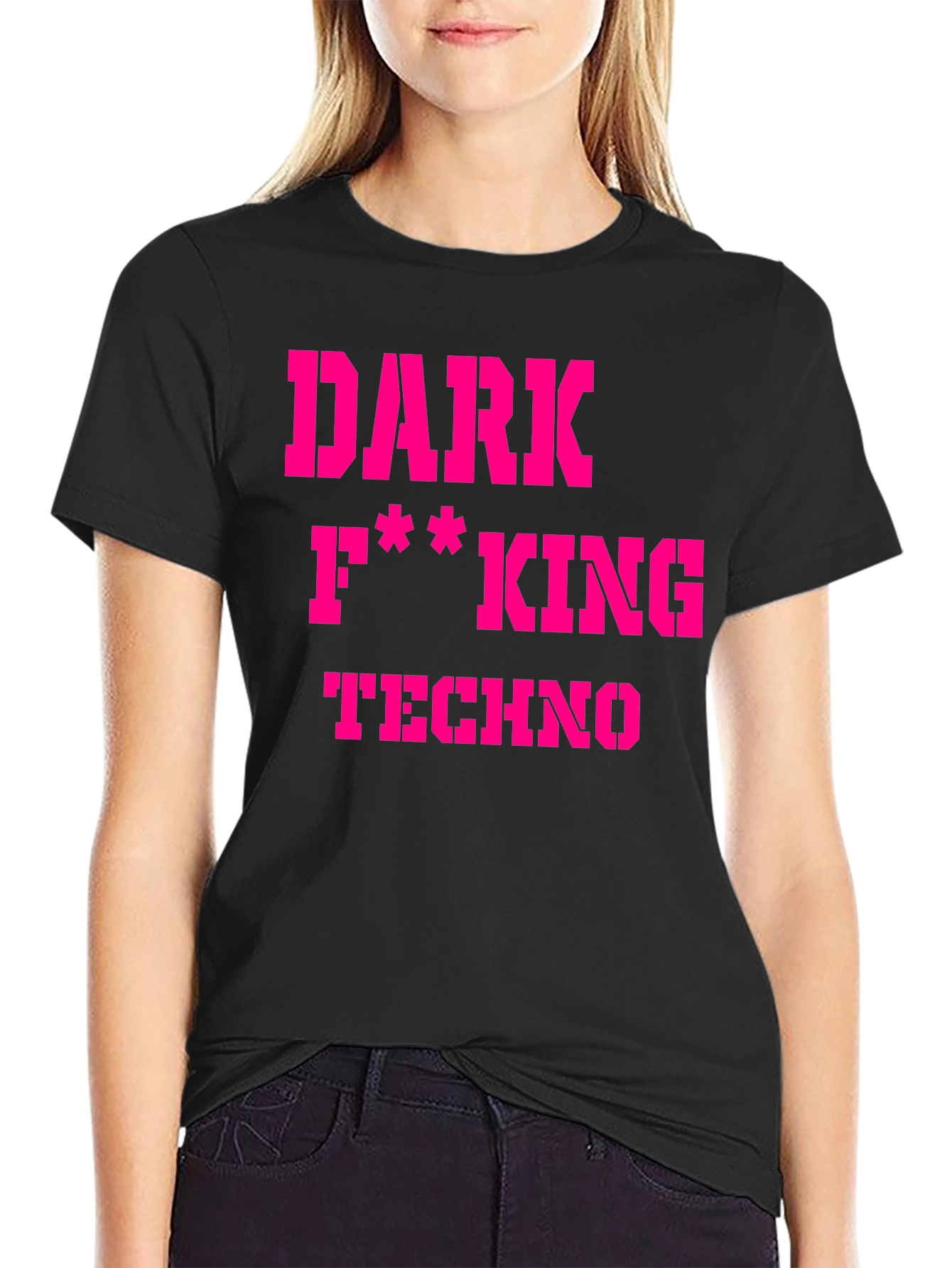 Dark F**king Techno Graphic T-Shirt