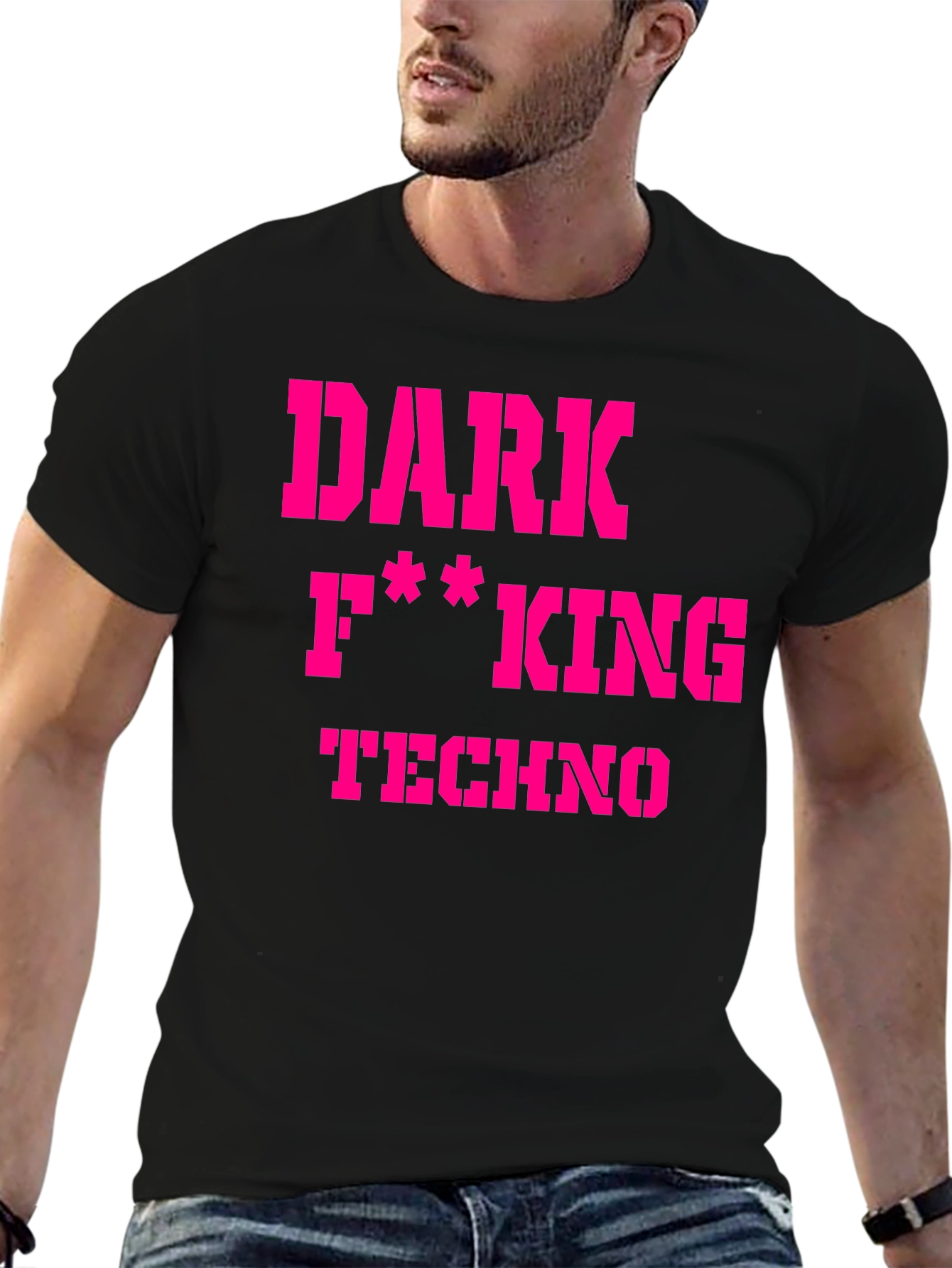 Dark F**king Techno Graphic T-Shirt
