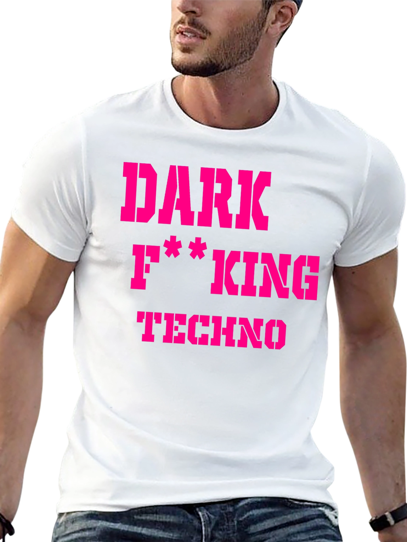 Dark F**king Techno Graphic T-Shirt