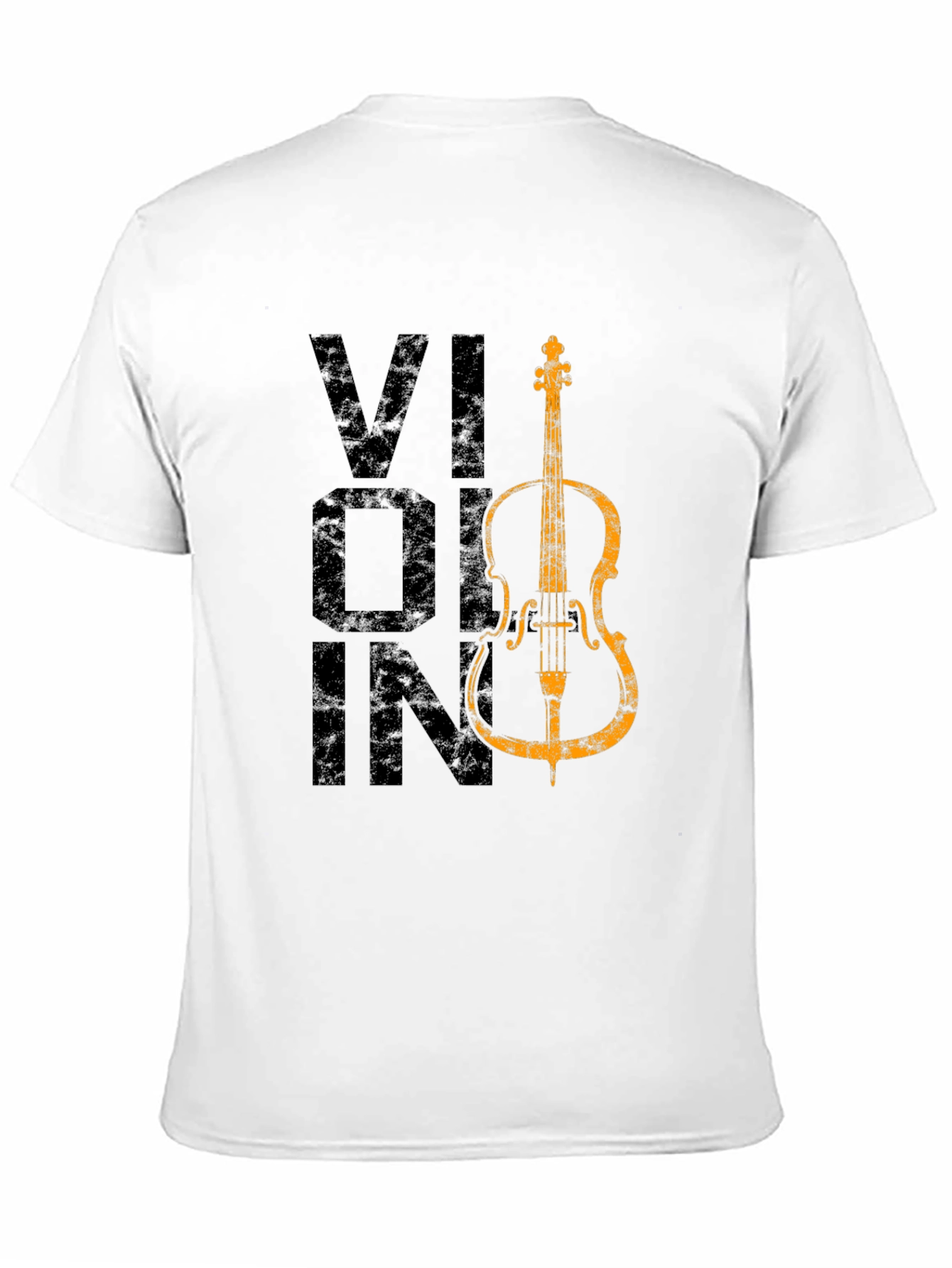Violin Graphic Tee - Musical Instrument Shirt