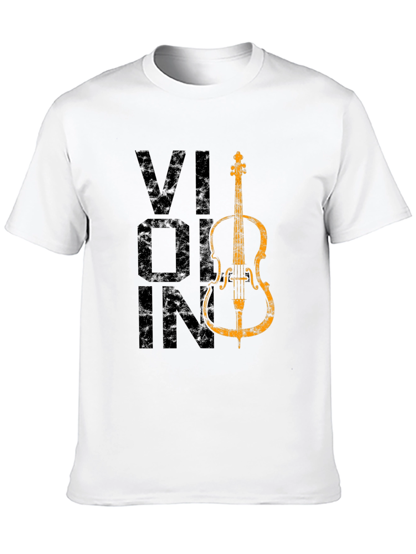 Violin Graphic Tee - Musical Instrument Shirt