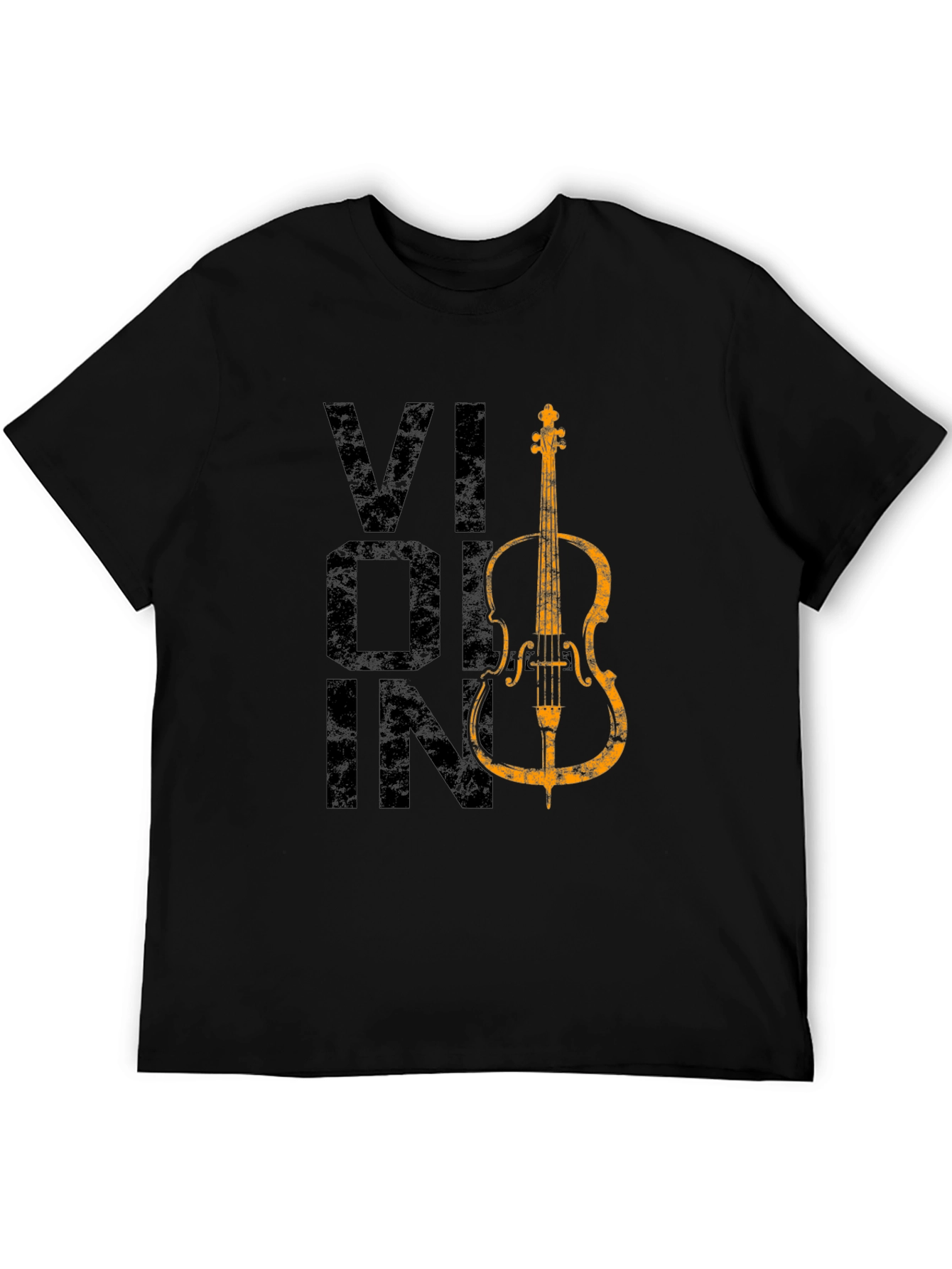 Violin Graphic Tee - Musical Instrument Shirt
