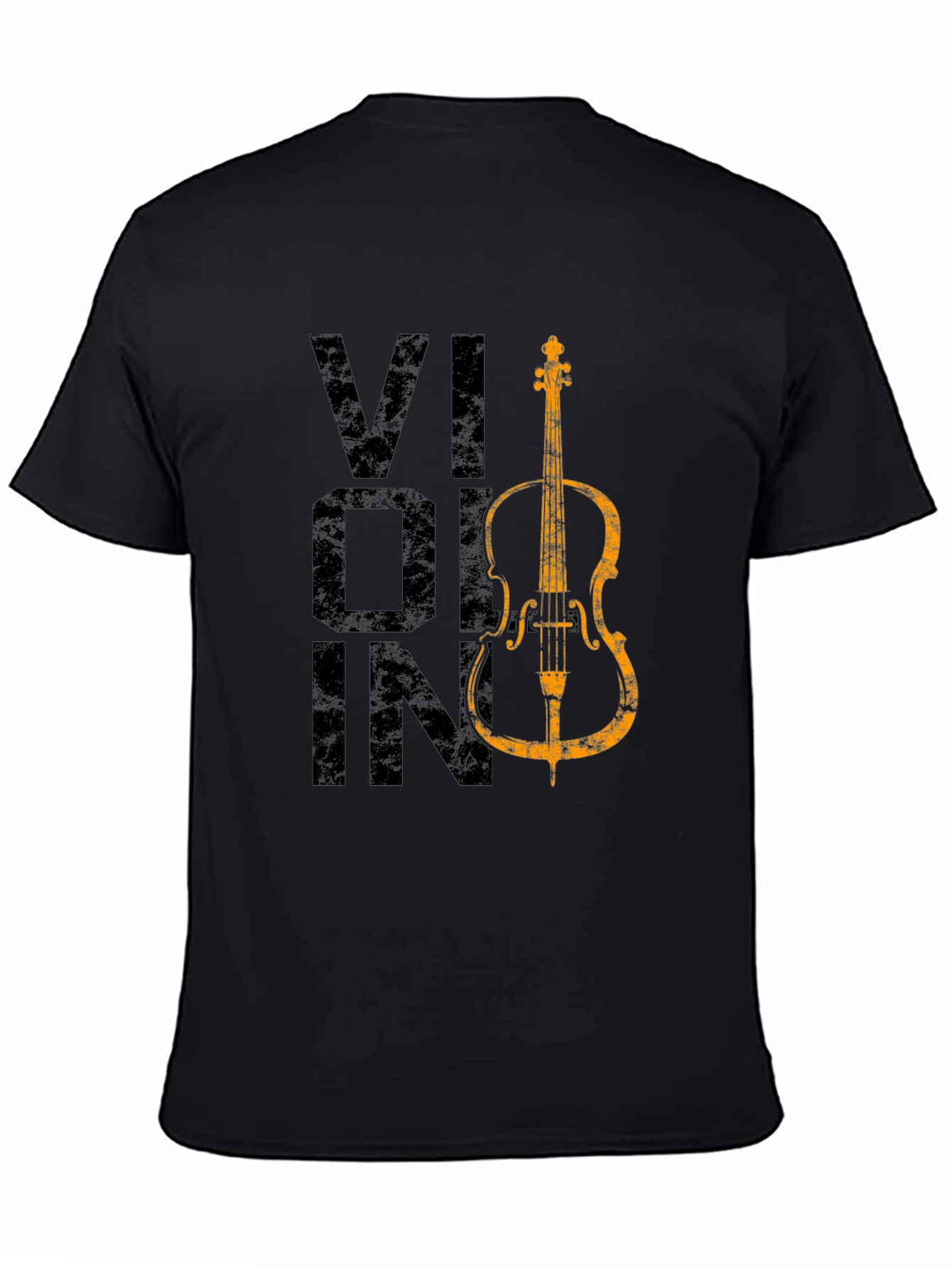 Violin Graphic Tee - Musical Instrument Shirt
