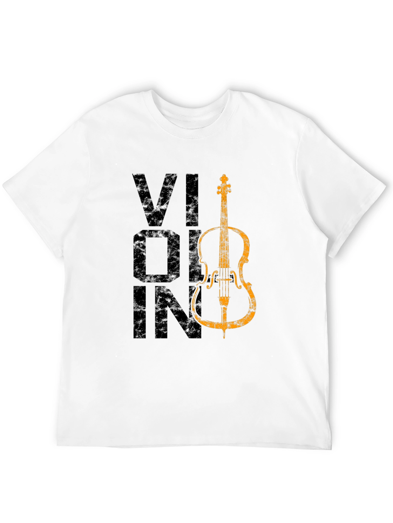 Violin Graphic Tee - Musical Instrument Shirt