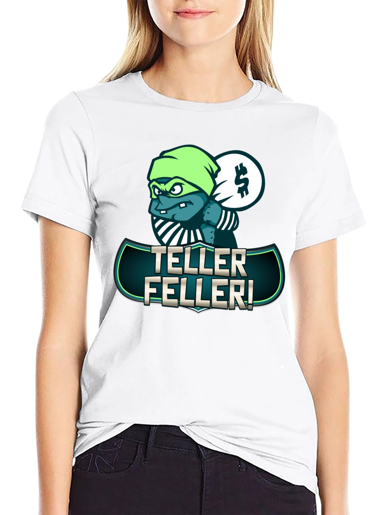 Teller Feller Graphic Tee - Unique Cartoon Design
