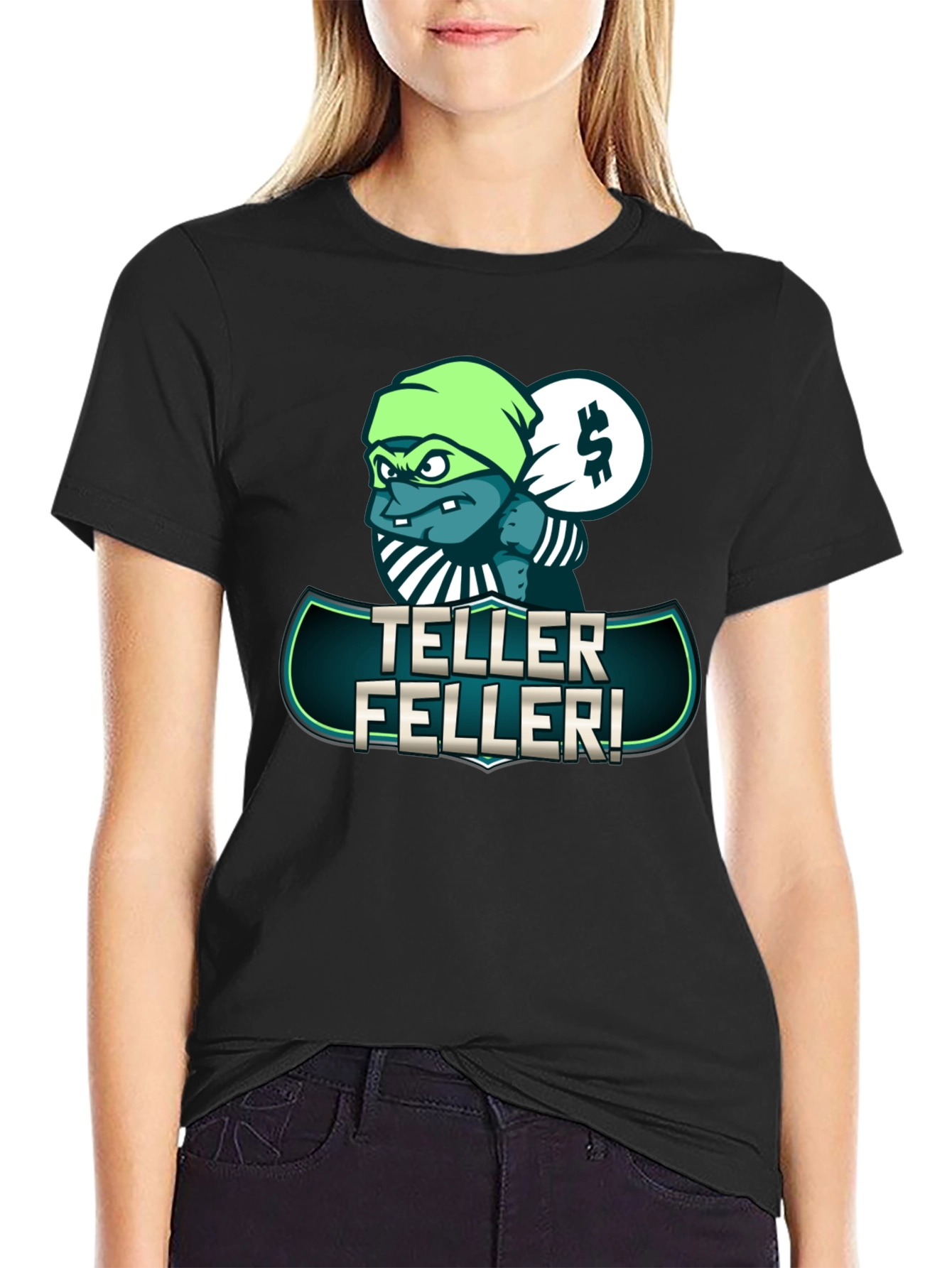 Teller Feller Graphic Tee - Unique Cartoon Design