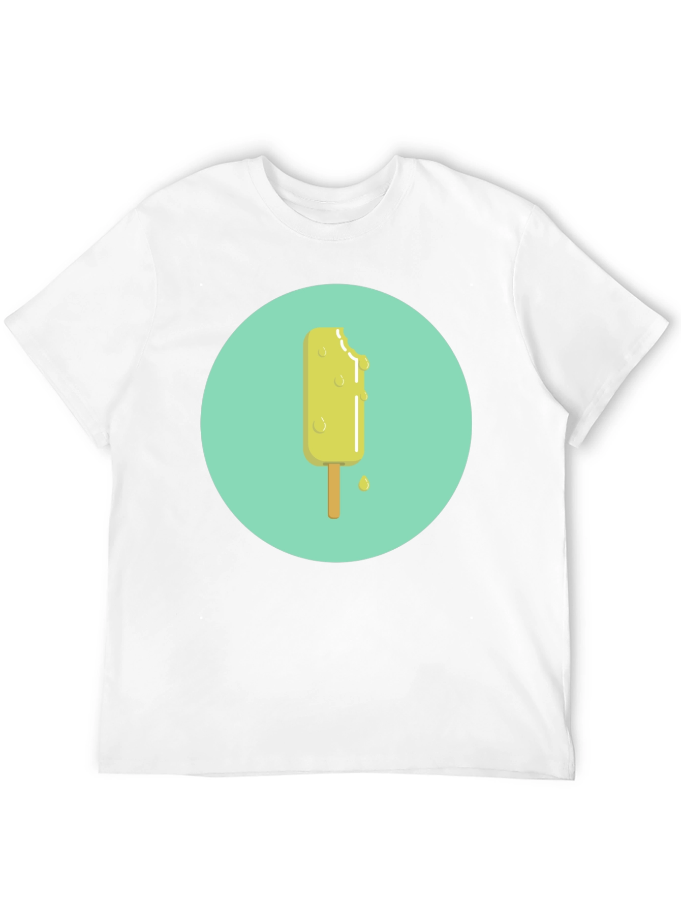Cool Popsicle Graphic Black T-Shirt