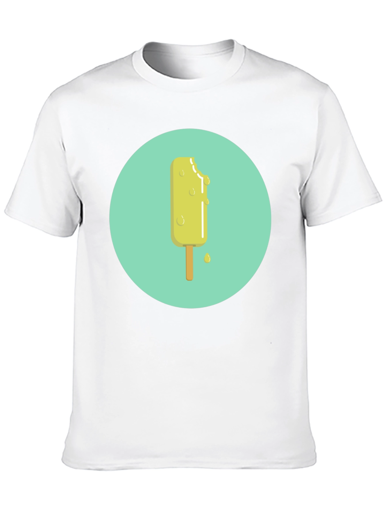 Cool Popsicle Graphic Black T-Shirt