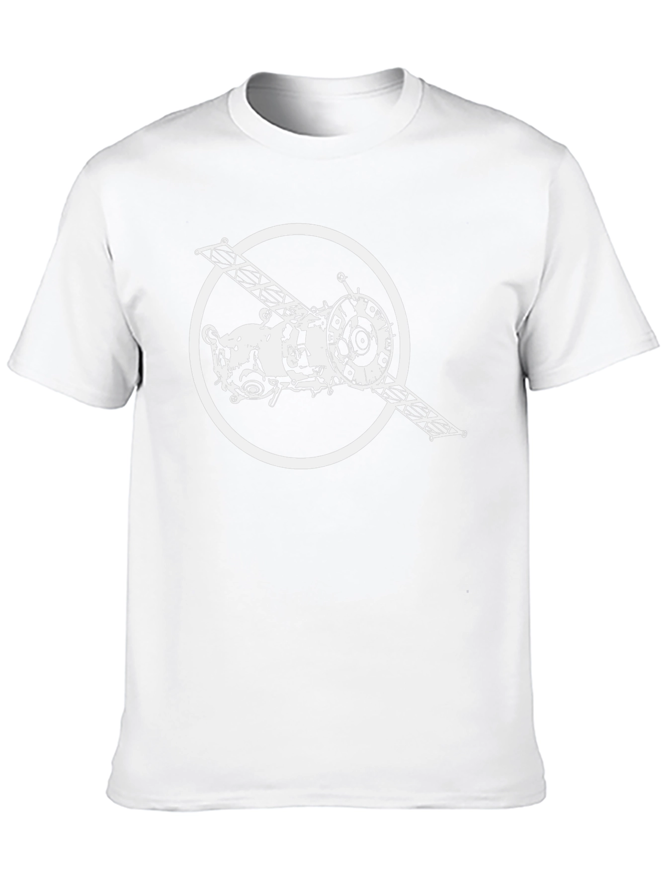 Spacecraft Graphic Tee - Retro Style