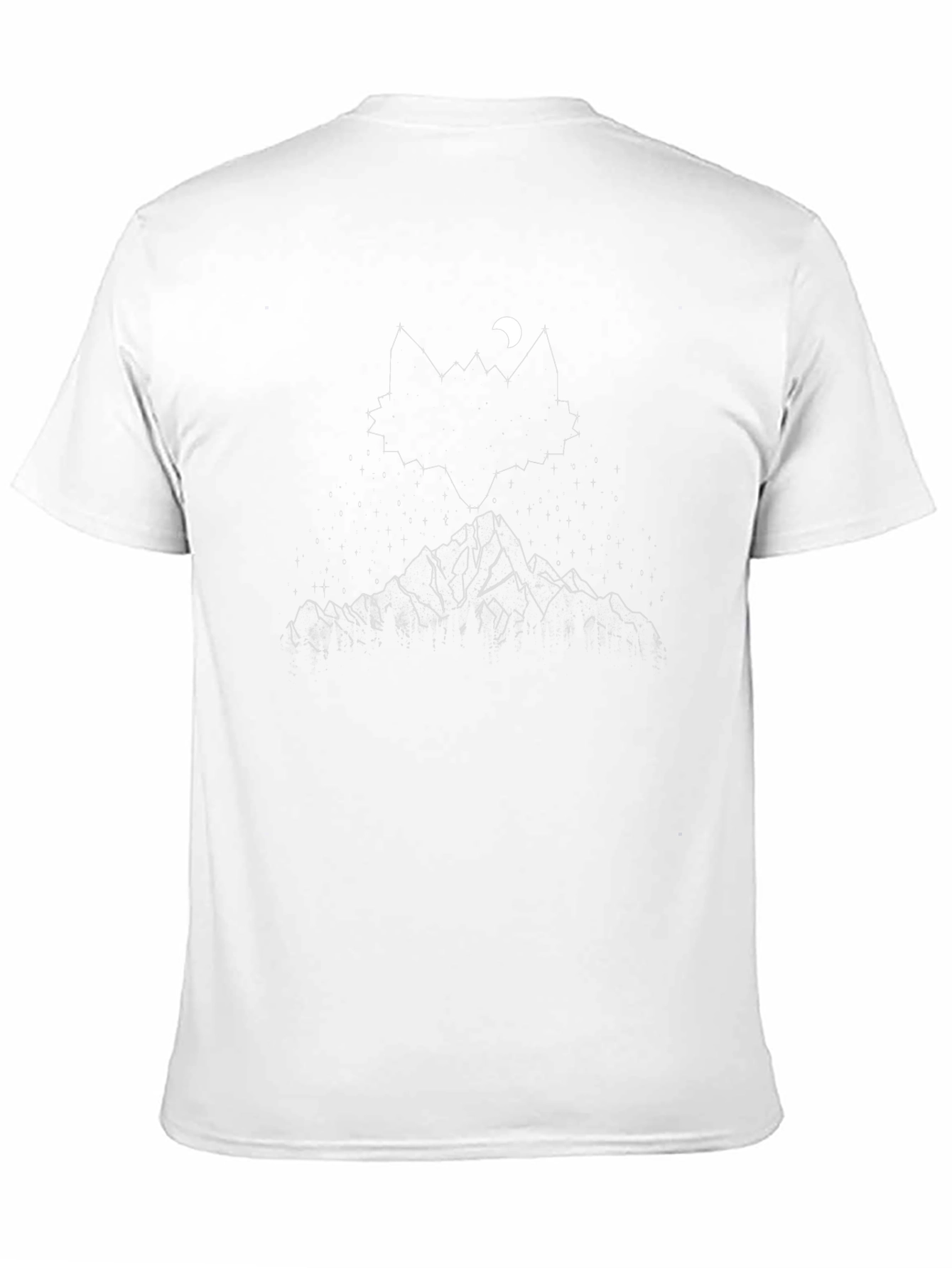 Constellation Wolf Mountain Graphic Tee