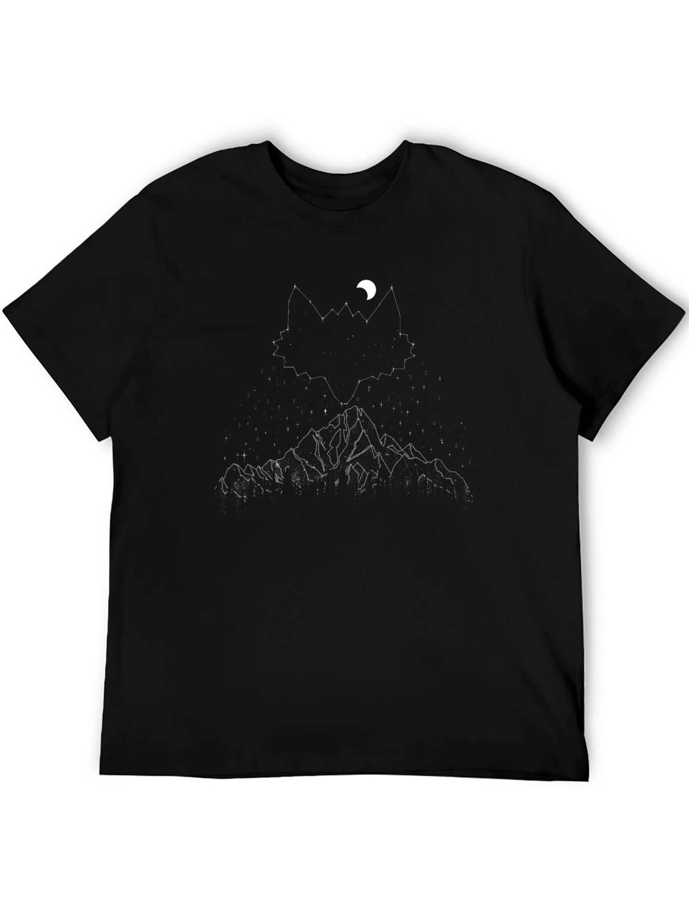 Constellation Wolf Mountain Graphic Tee