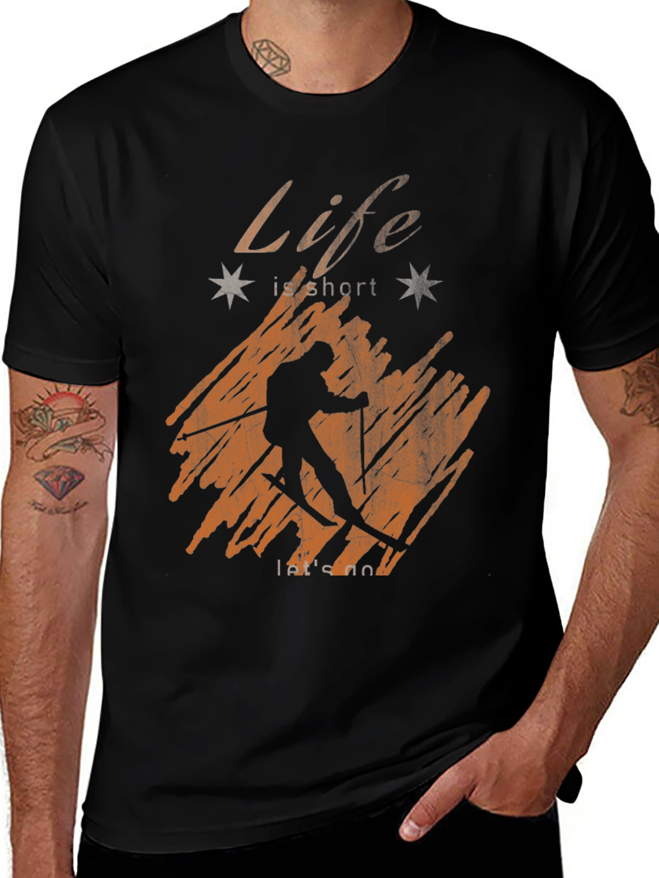 Life is Short Ski T-Shirt - Unisex