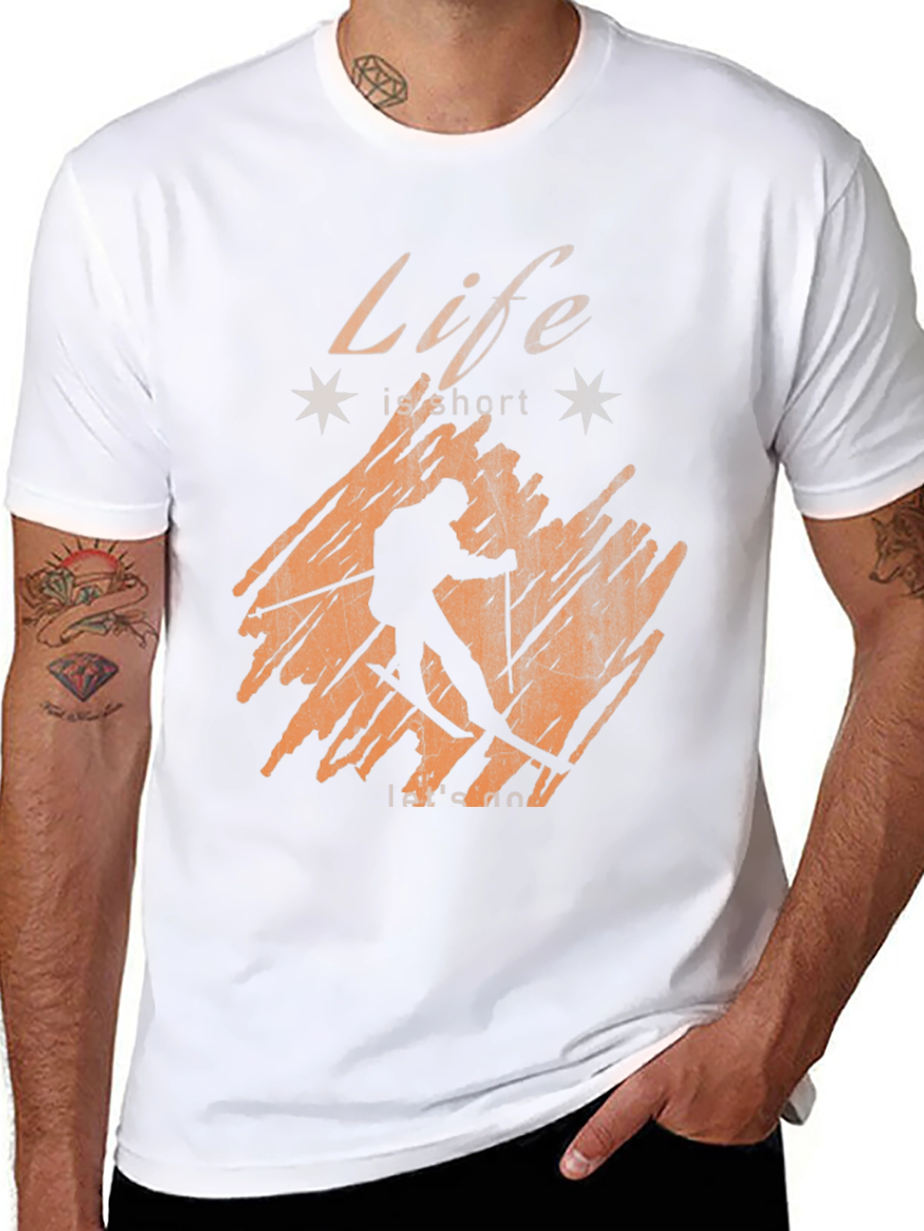 Life is Short Ski T-Shirt - Unisex