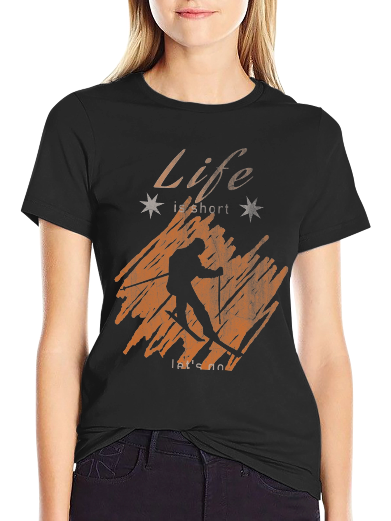 Life is Short Ski T-Shirt - Unisex