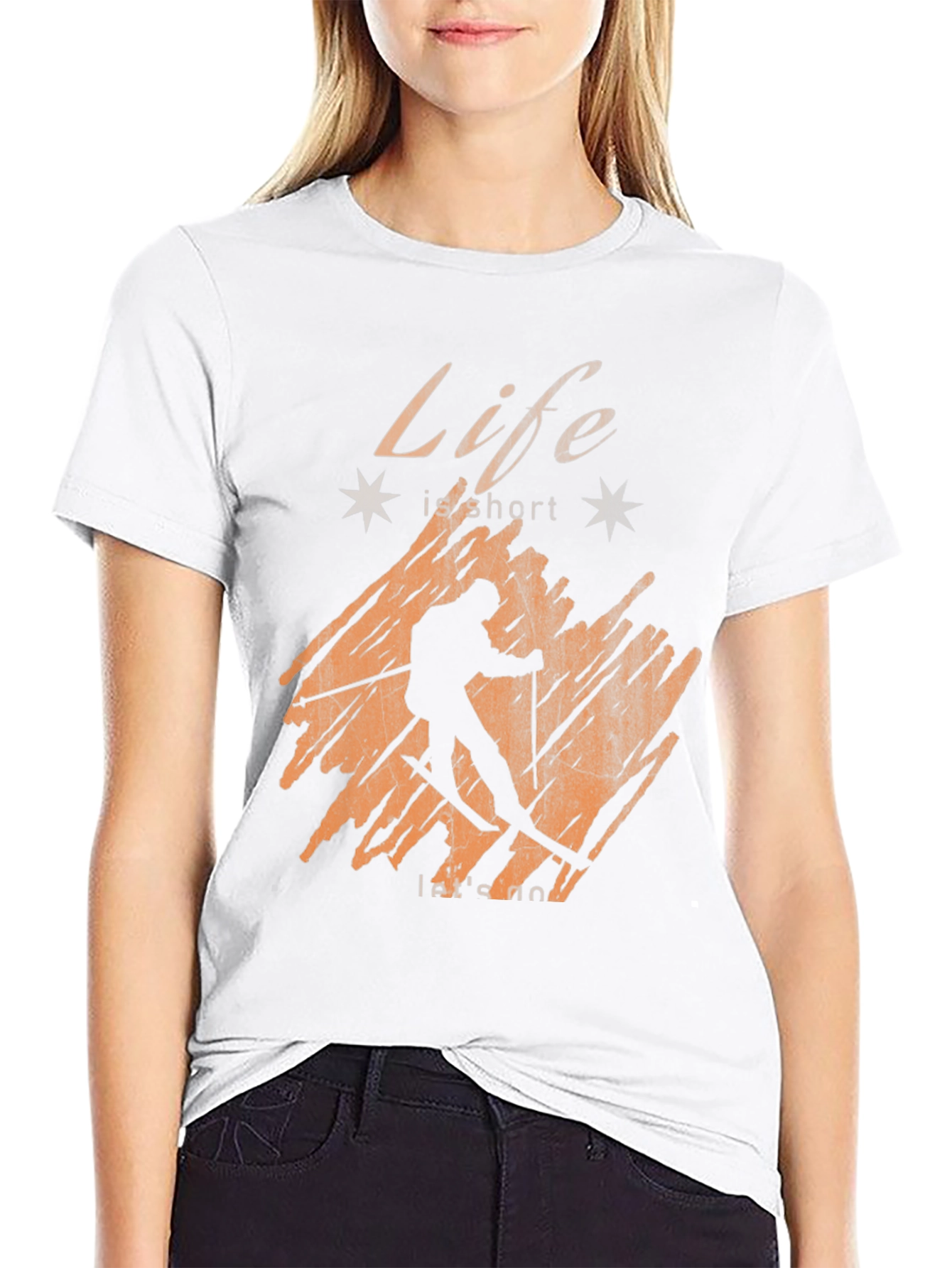Life is Short Ski T-Shirt - Unisex