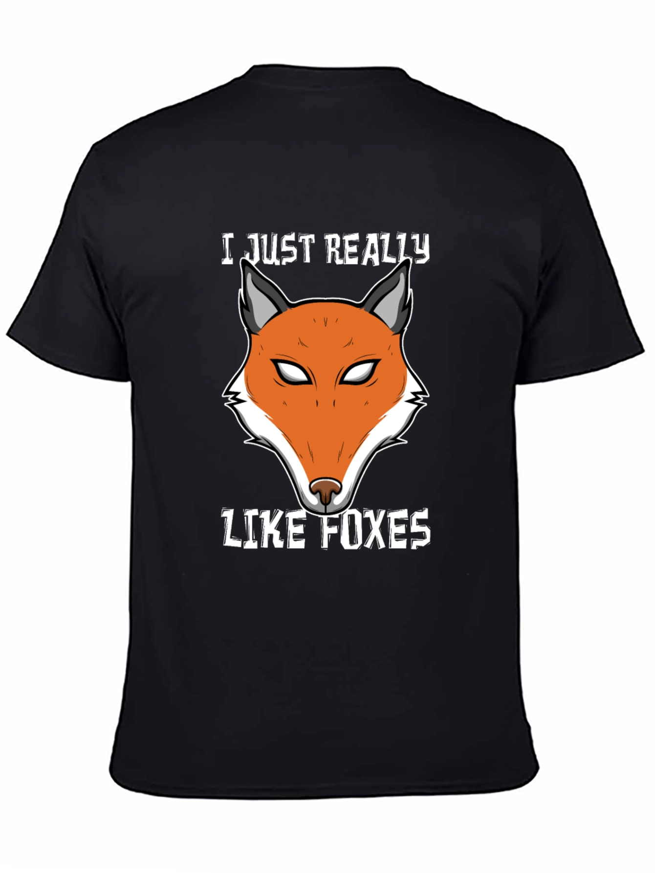 Fox Lover T-Shirt | Cute Fox Face Design