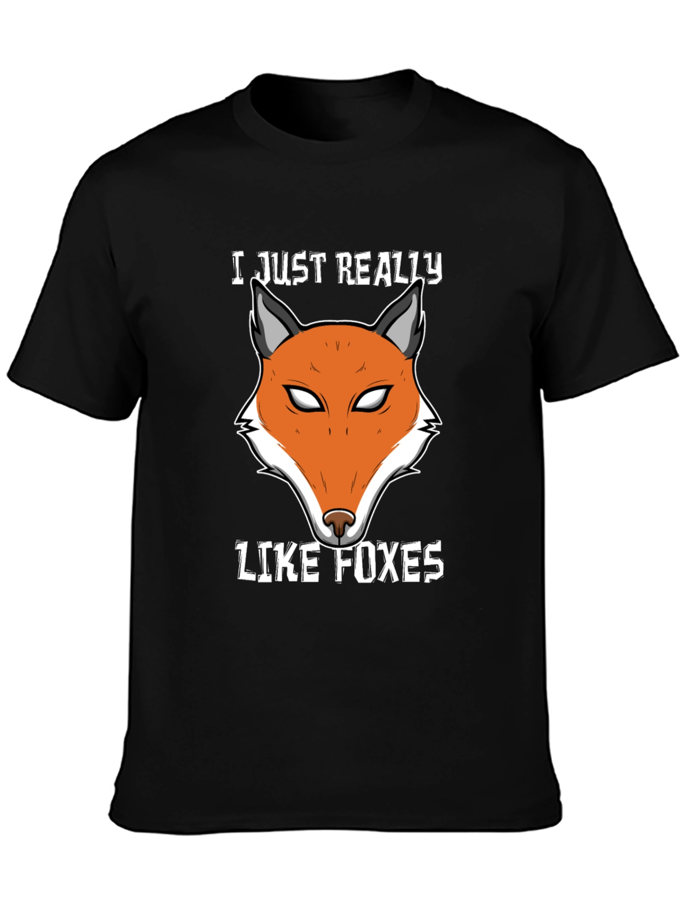 Fox Lover T-Shirt | Cute Fox Face Design