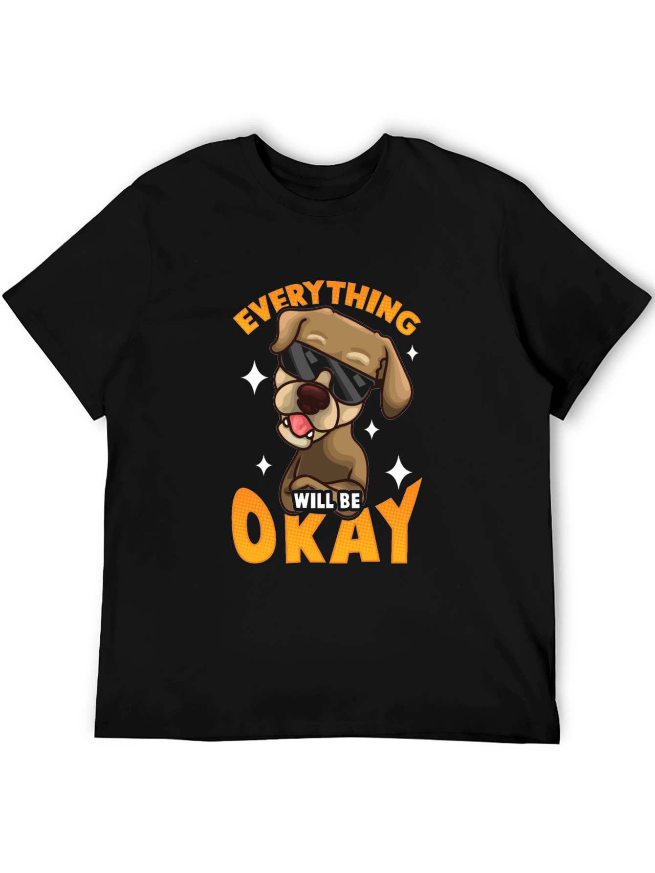 Everything Will Be Okay Dog T-Shirt