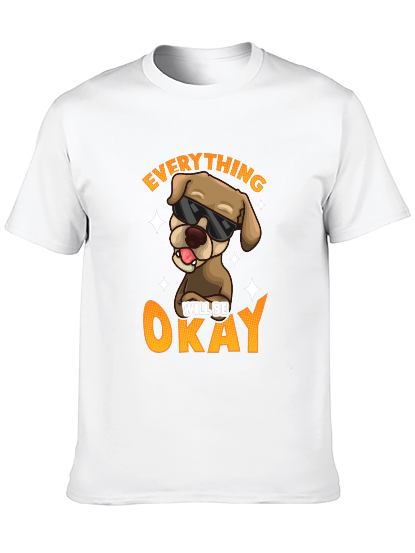 Everything Will Be Okay Dog T-Shirt