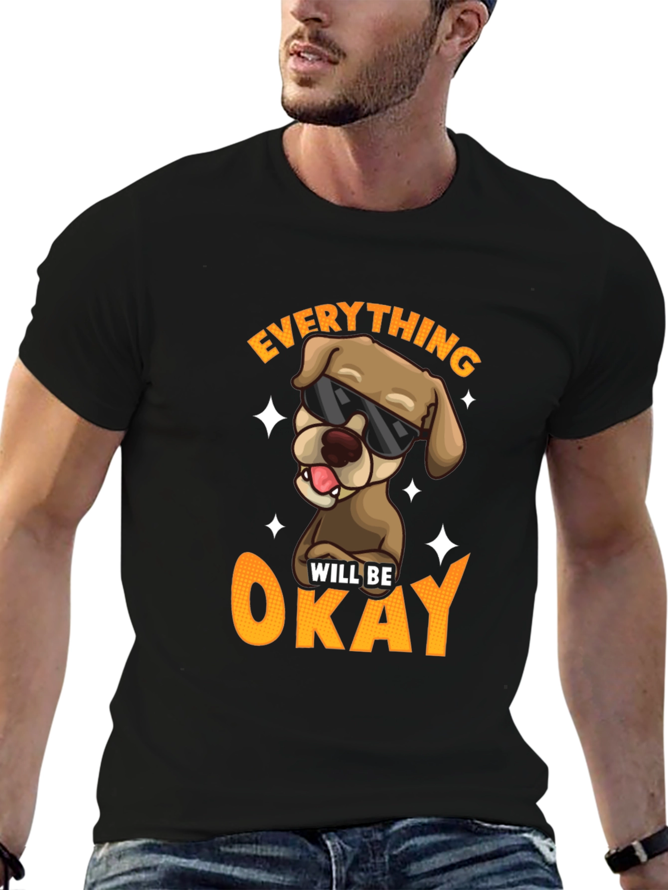 Everything Will Be Okay Dog T-Shirt