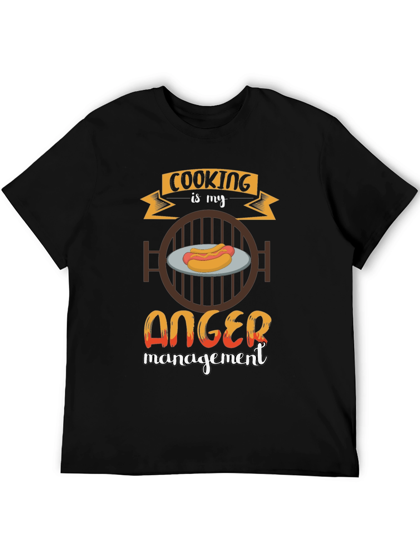 Cooking is My Anger Management BBQ T-Shirt