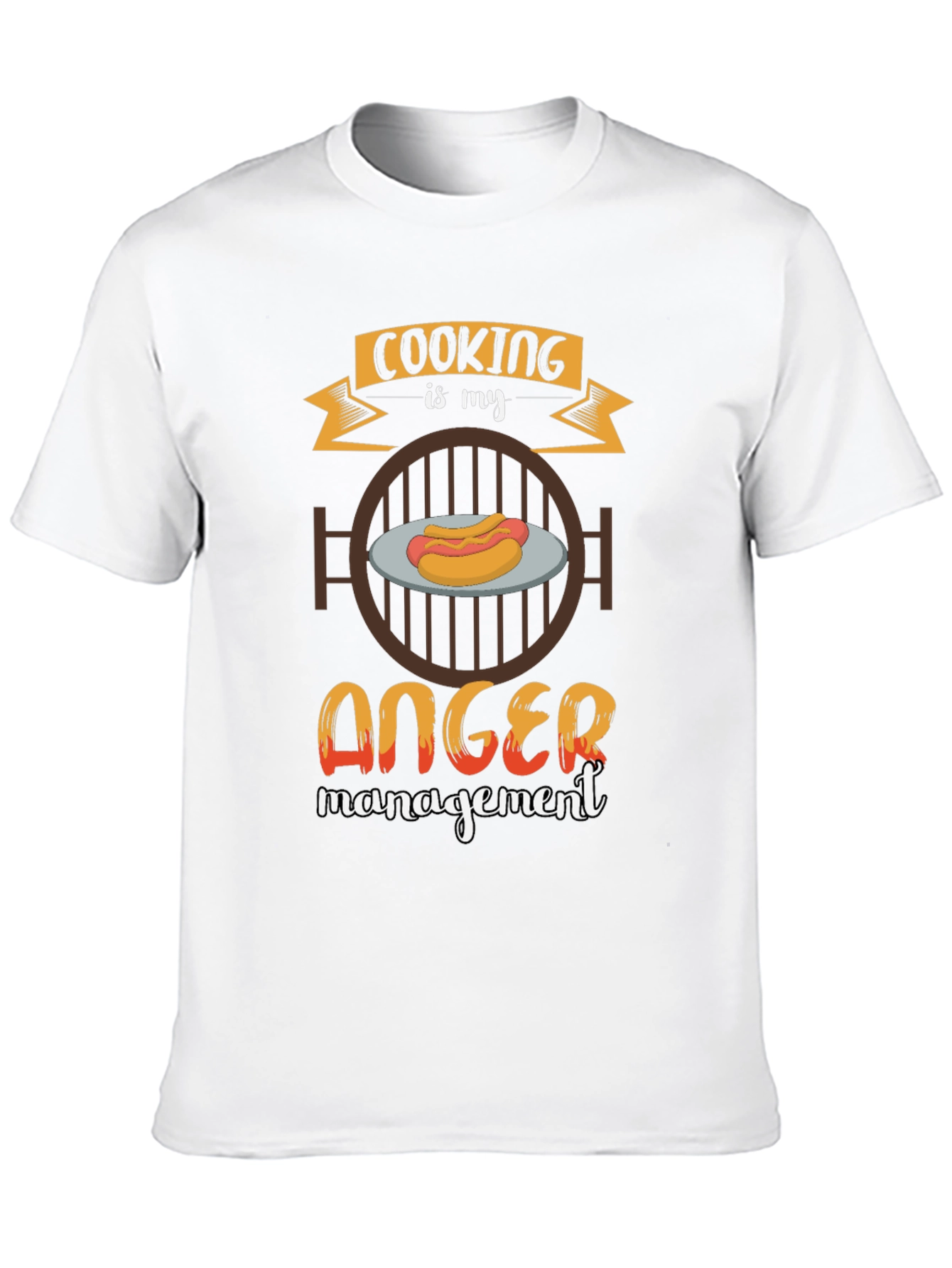 Cooking is My Anger Management BBQ T-Shirt