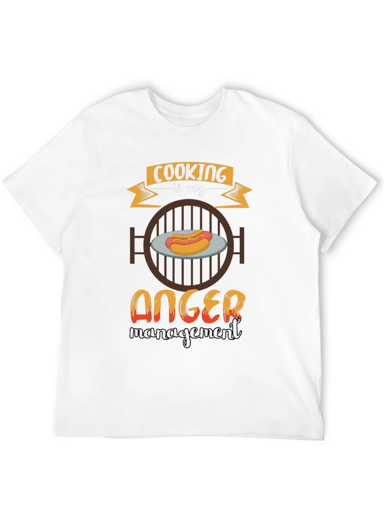 Cooking is My Anger Management BBQ T-Shirt
