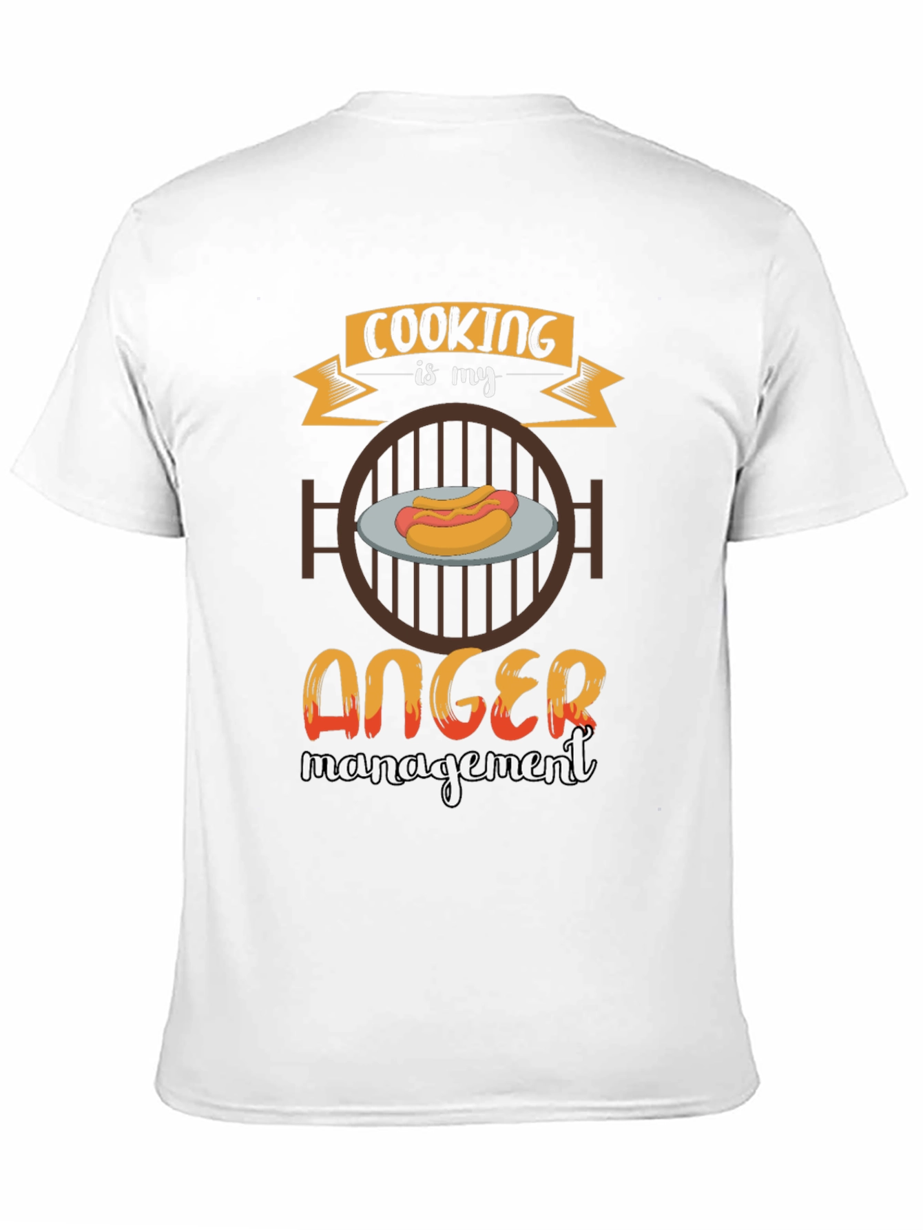 Cooking is My Anger Management BBQ T-Shirt