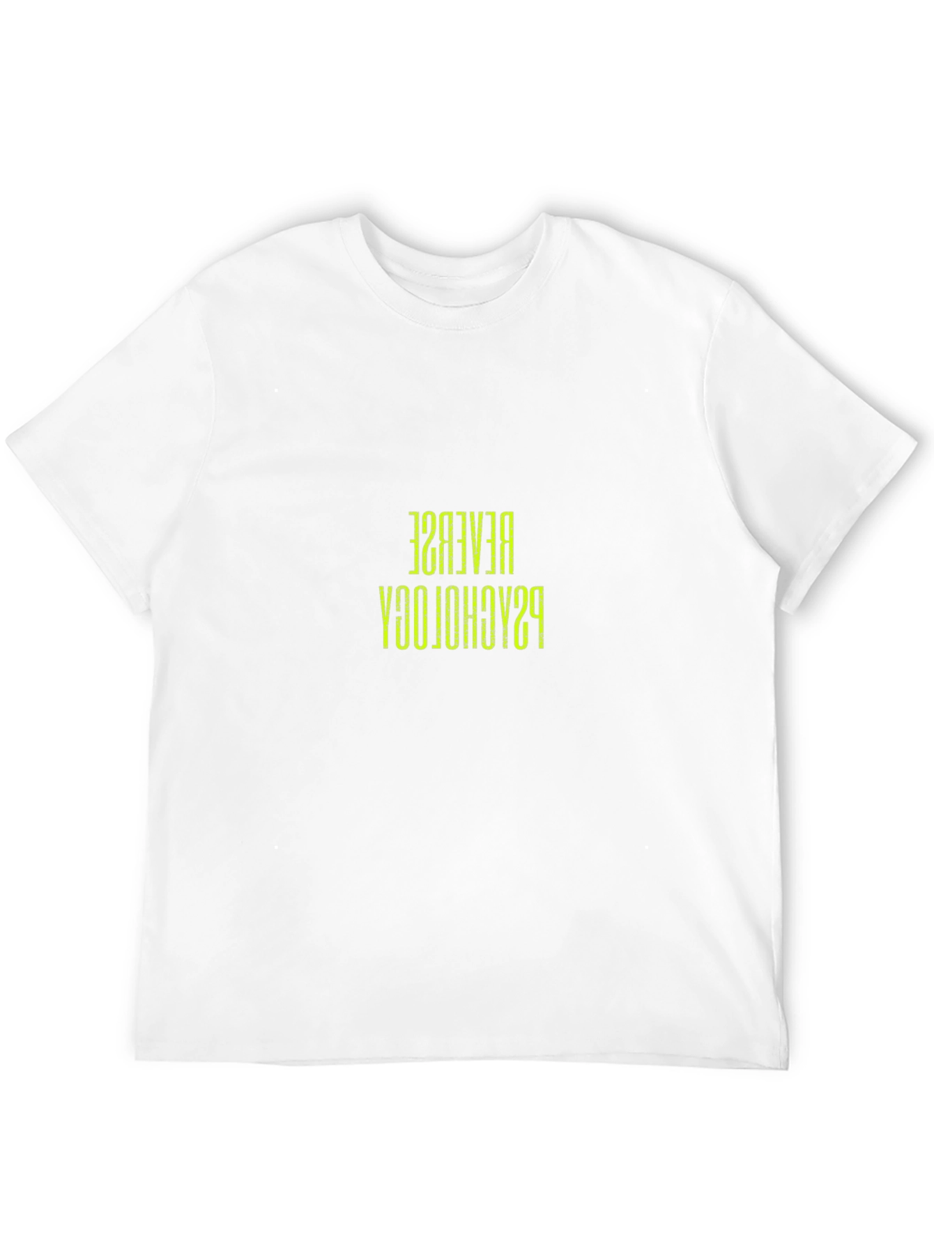 Reverse Psychology Mens Black T-Shirt