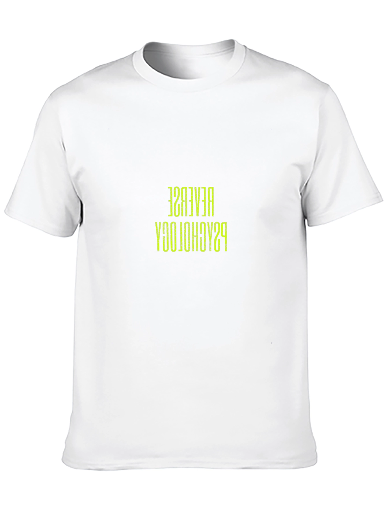 Reverse Psychology Mens Black T-Shirt