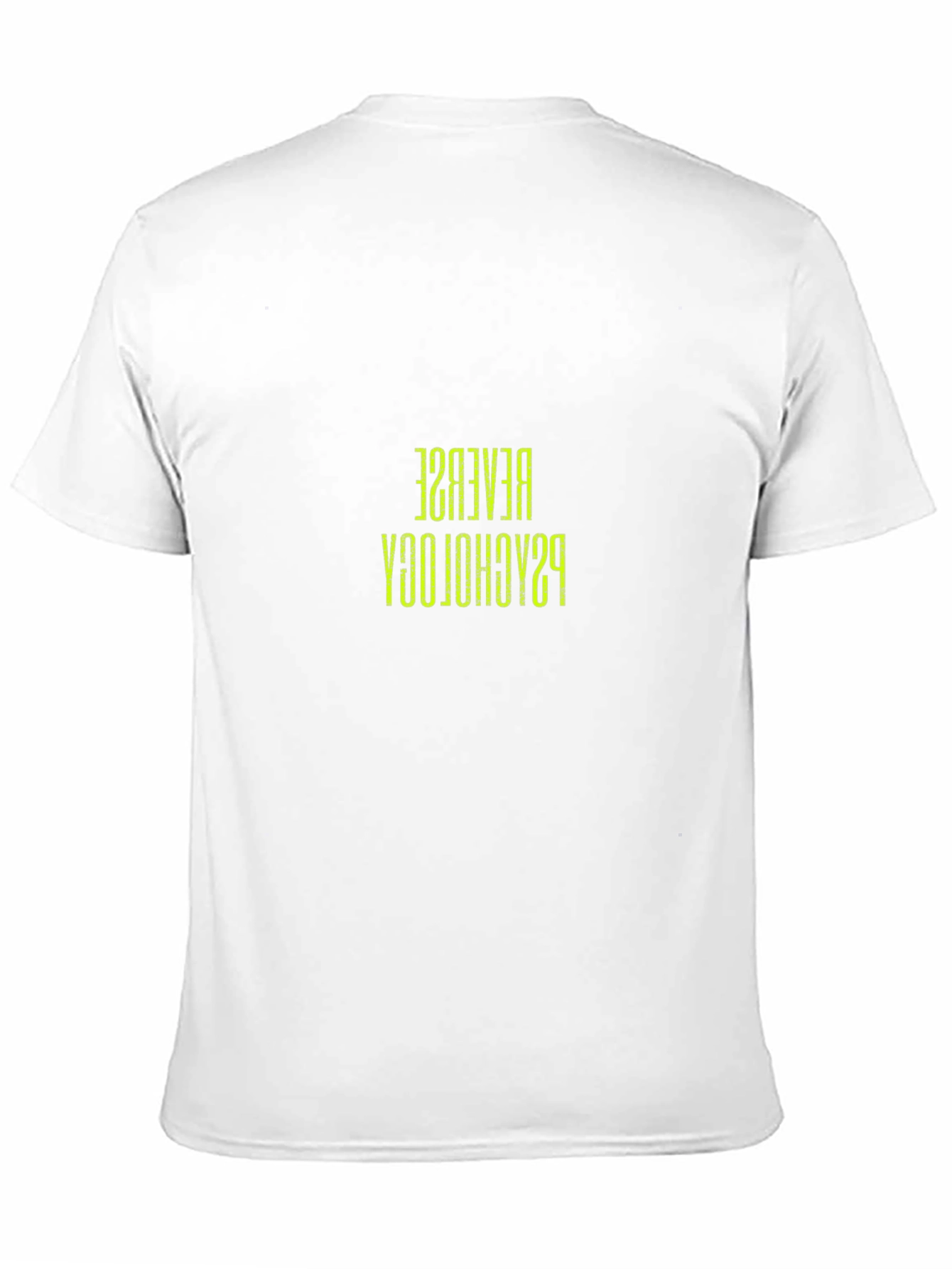 Reverse Psychology Mens Black T-Shirt