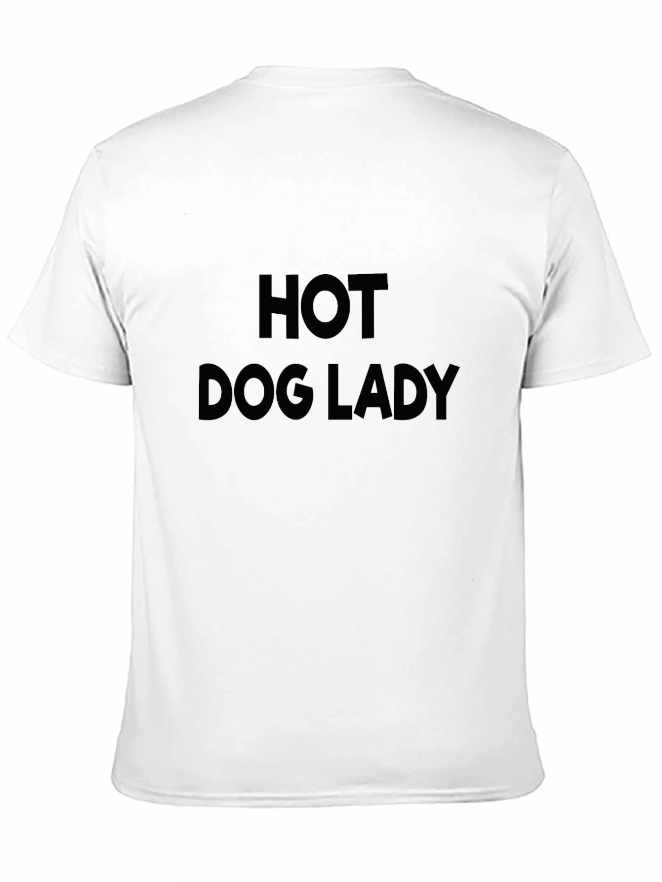 Hot Dog Lady Black T-Shirt