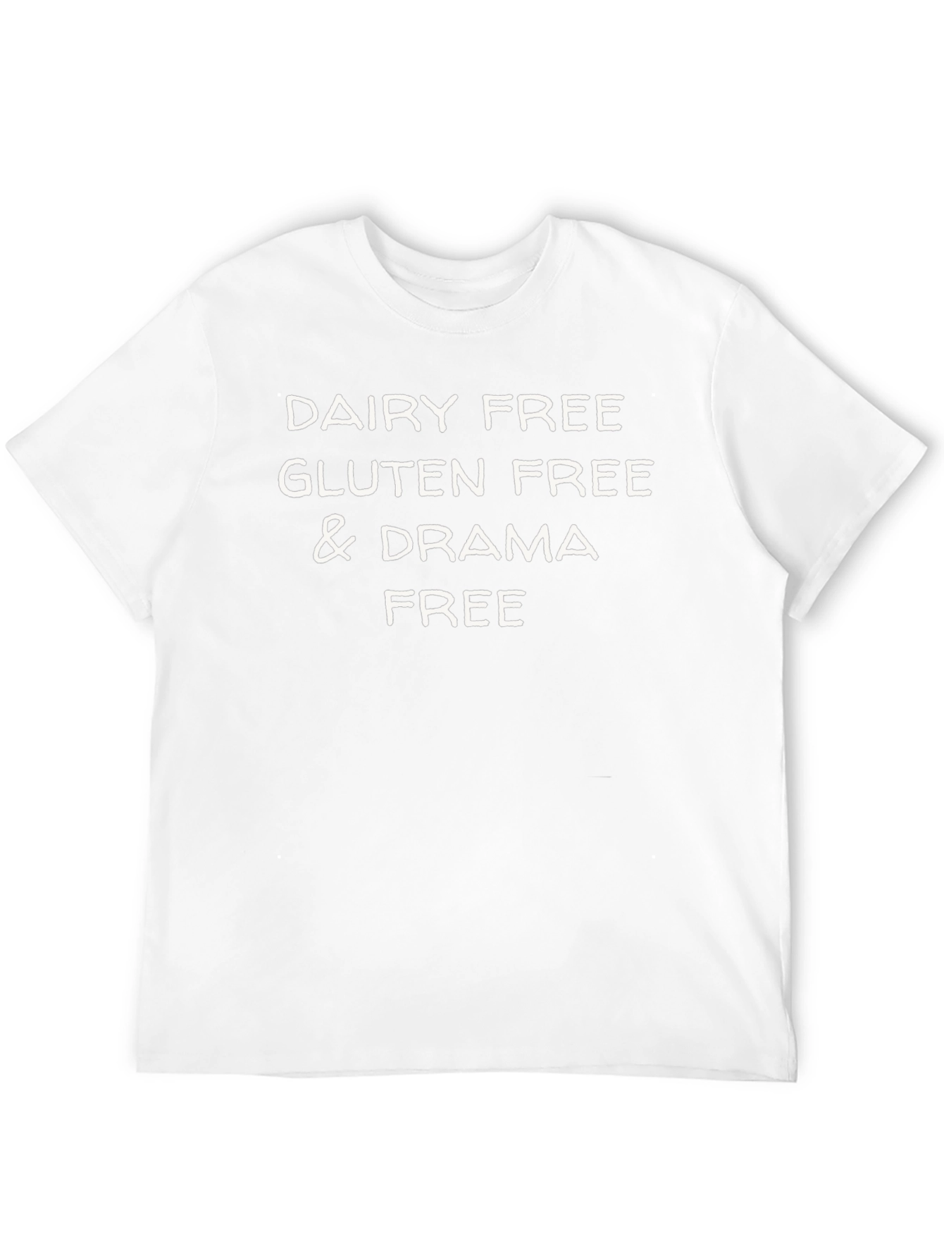 Dairy Gluten & Drama Free Black Tee