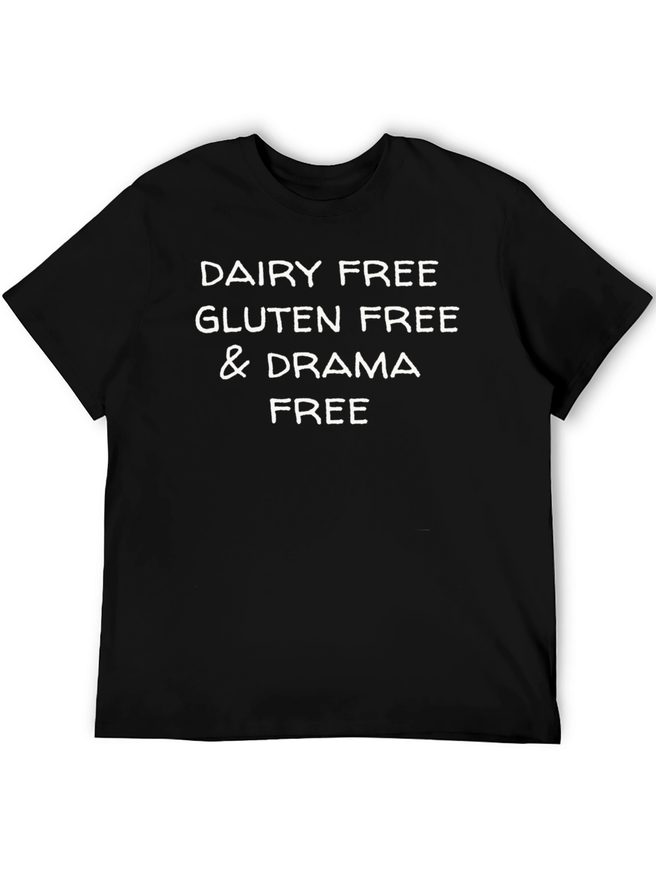 Dairy Gluten & Drama Free Black Tee