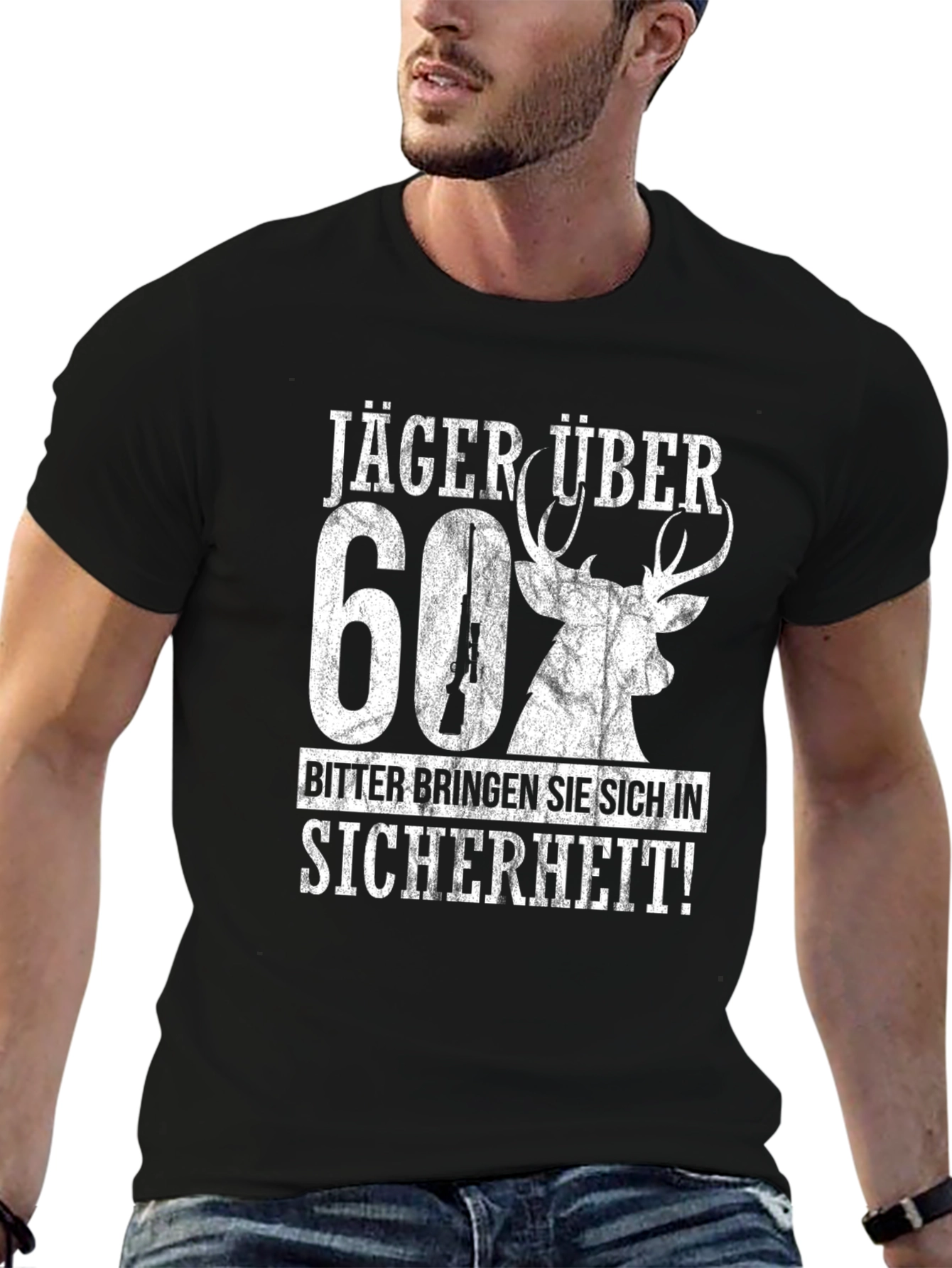 Jäger Über 60 T-Shirt - Hunting Humor Tee