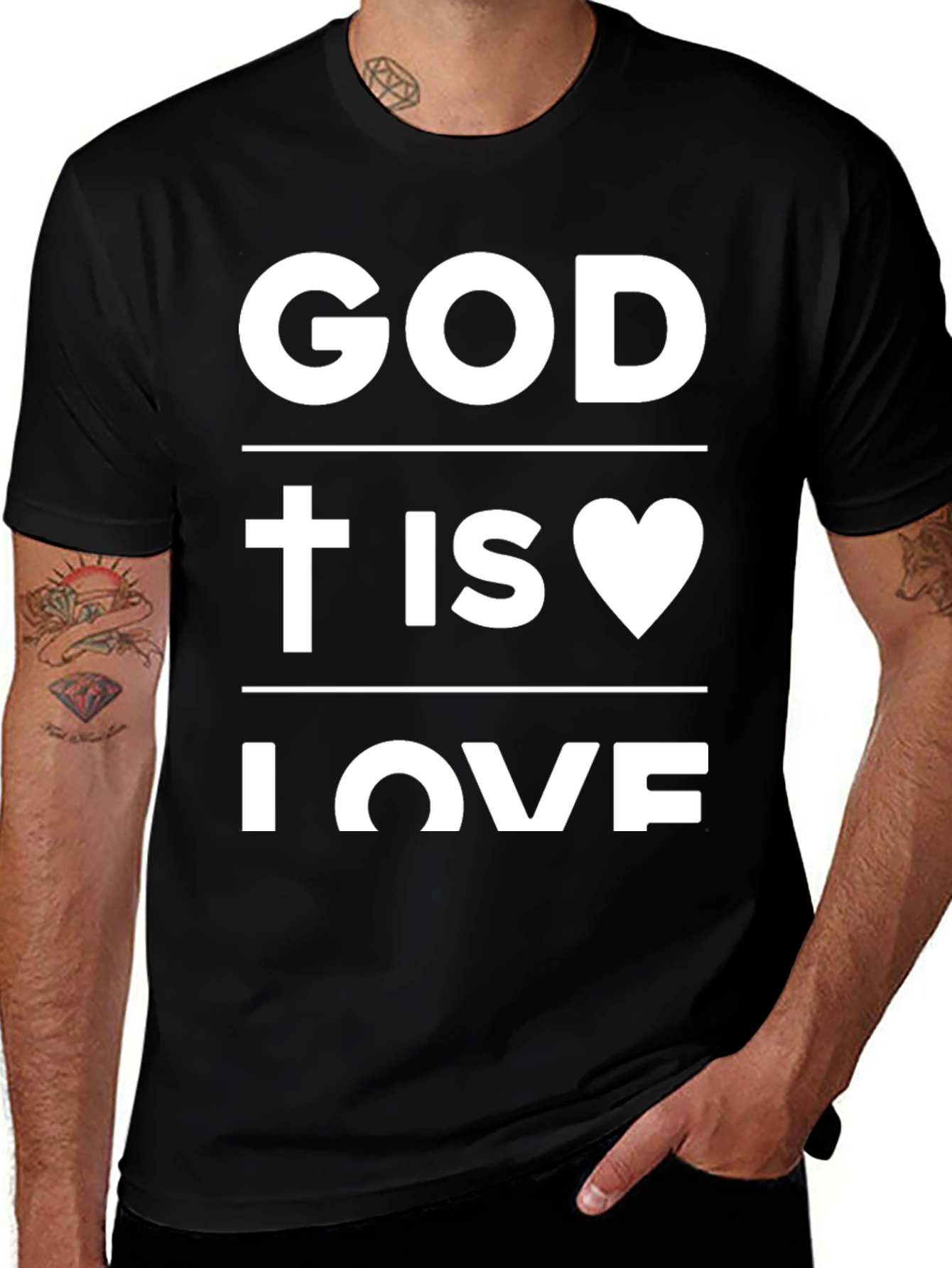 God is Love Graphic T-Shirt