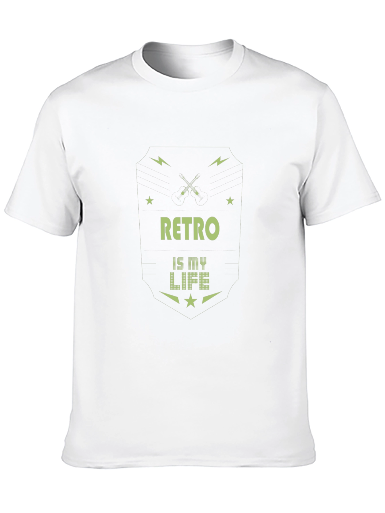 Retro Is My Life T-Shirt - Black Graphic Tee