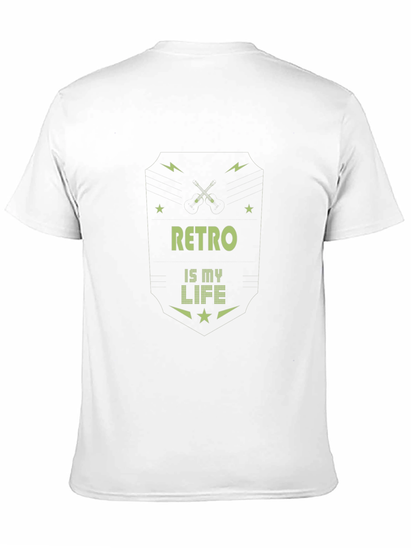 Retro Is My Life T-Shirt - Black Graphic Tee
