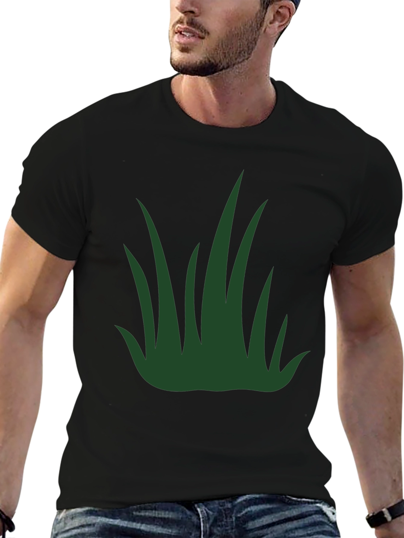 Grass Graphic Tee - Nature Inspired Design