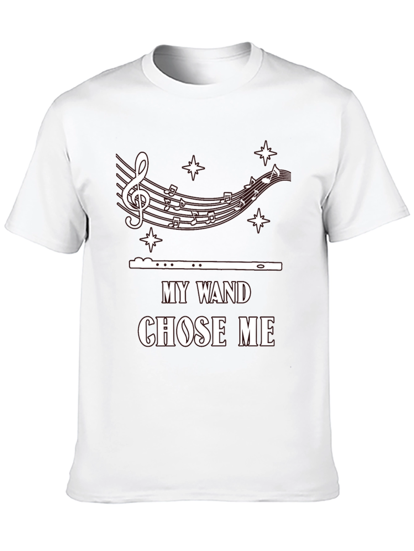 My Wand Chose Me T-Shirt: Music Lover Tee