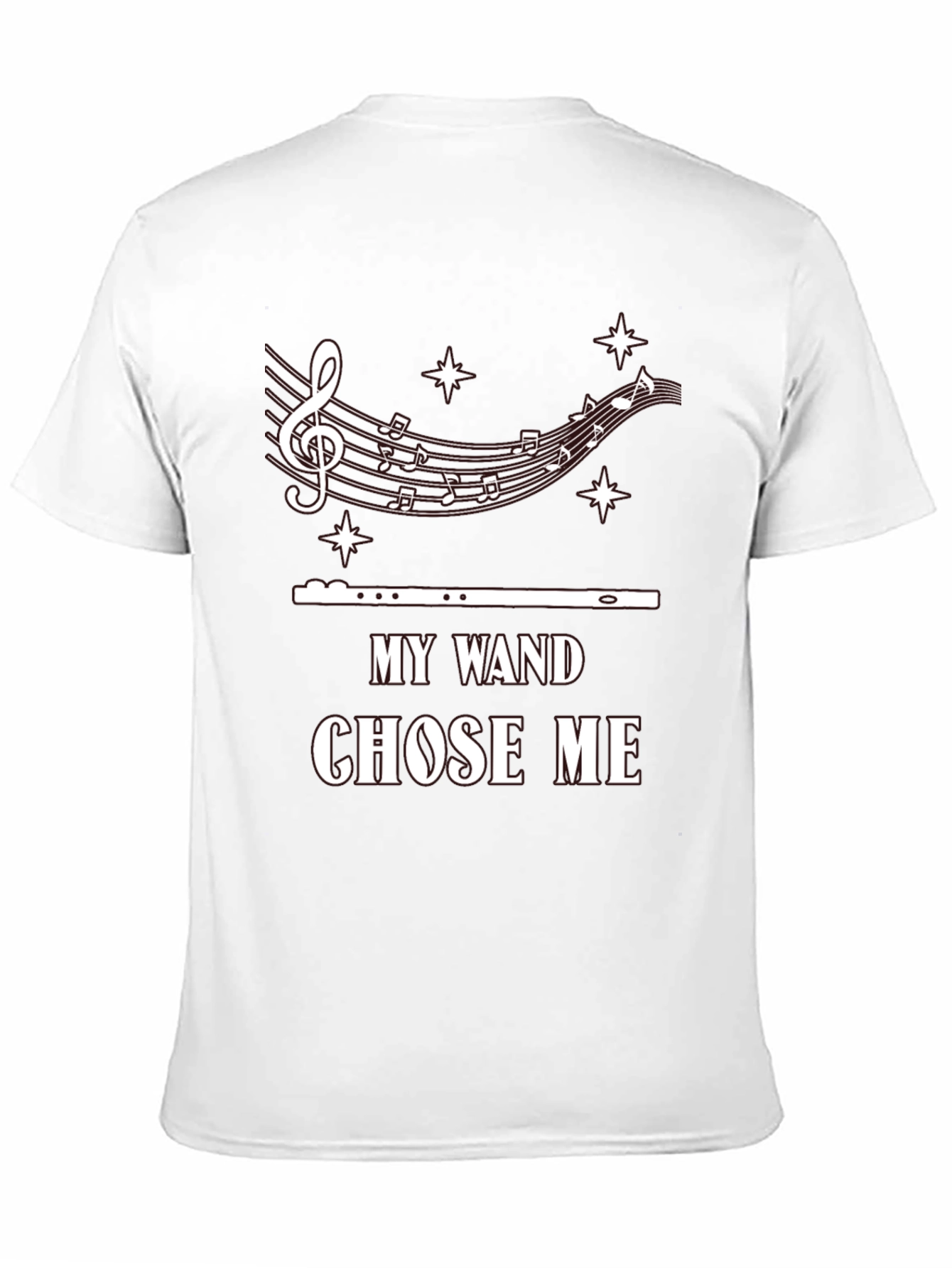 My Wand Chose Me T-Shirt: Music Lover Tee