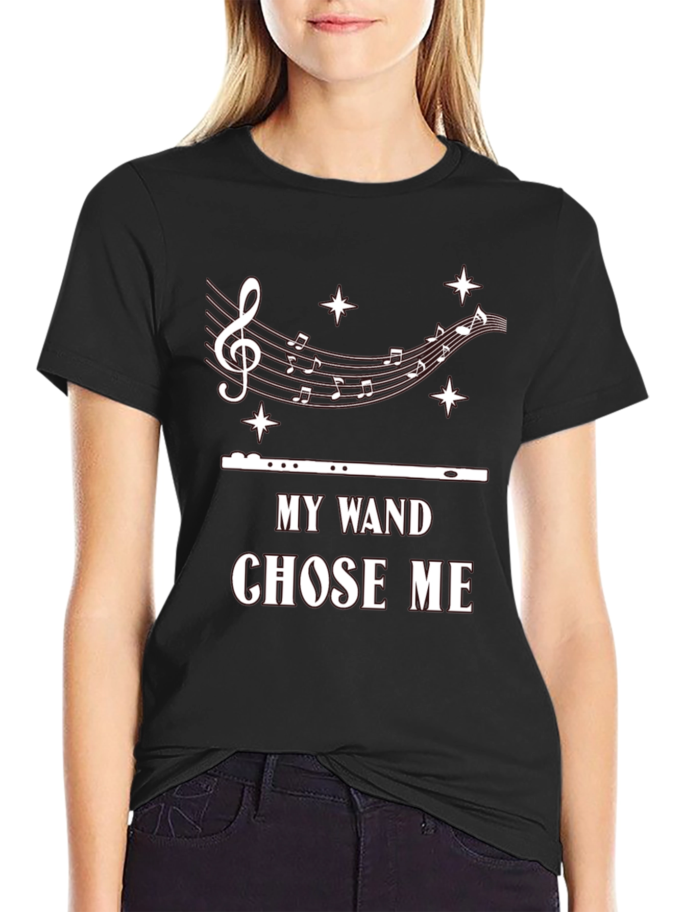 My Wand Chose Me T-Shirt: Music Lover Tee